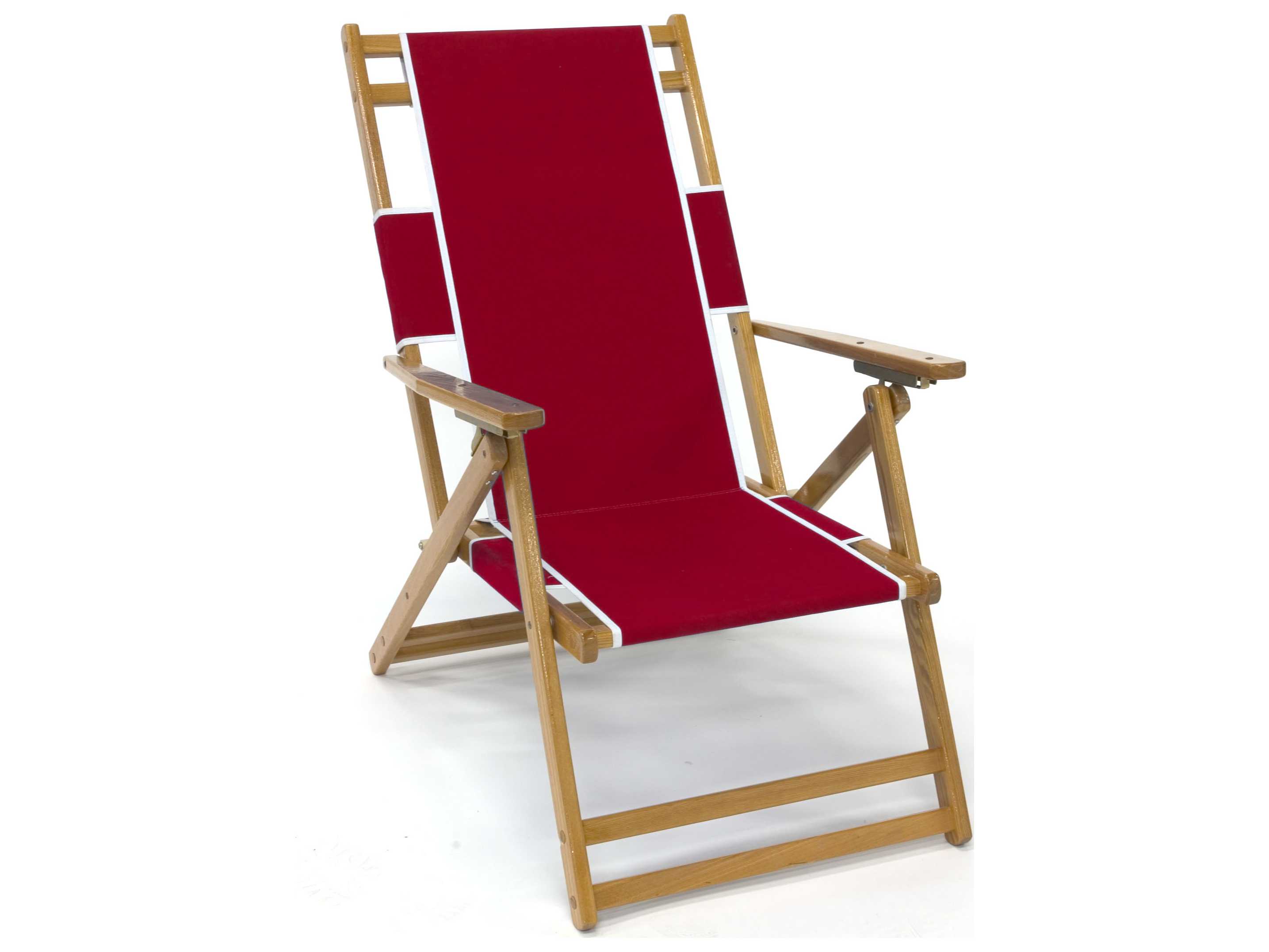 Frankford Umbrellas Oak Wood Beach Patio Lounge Chair
