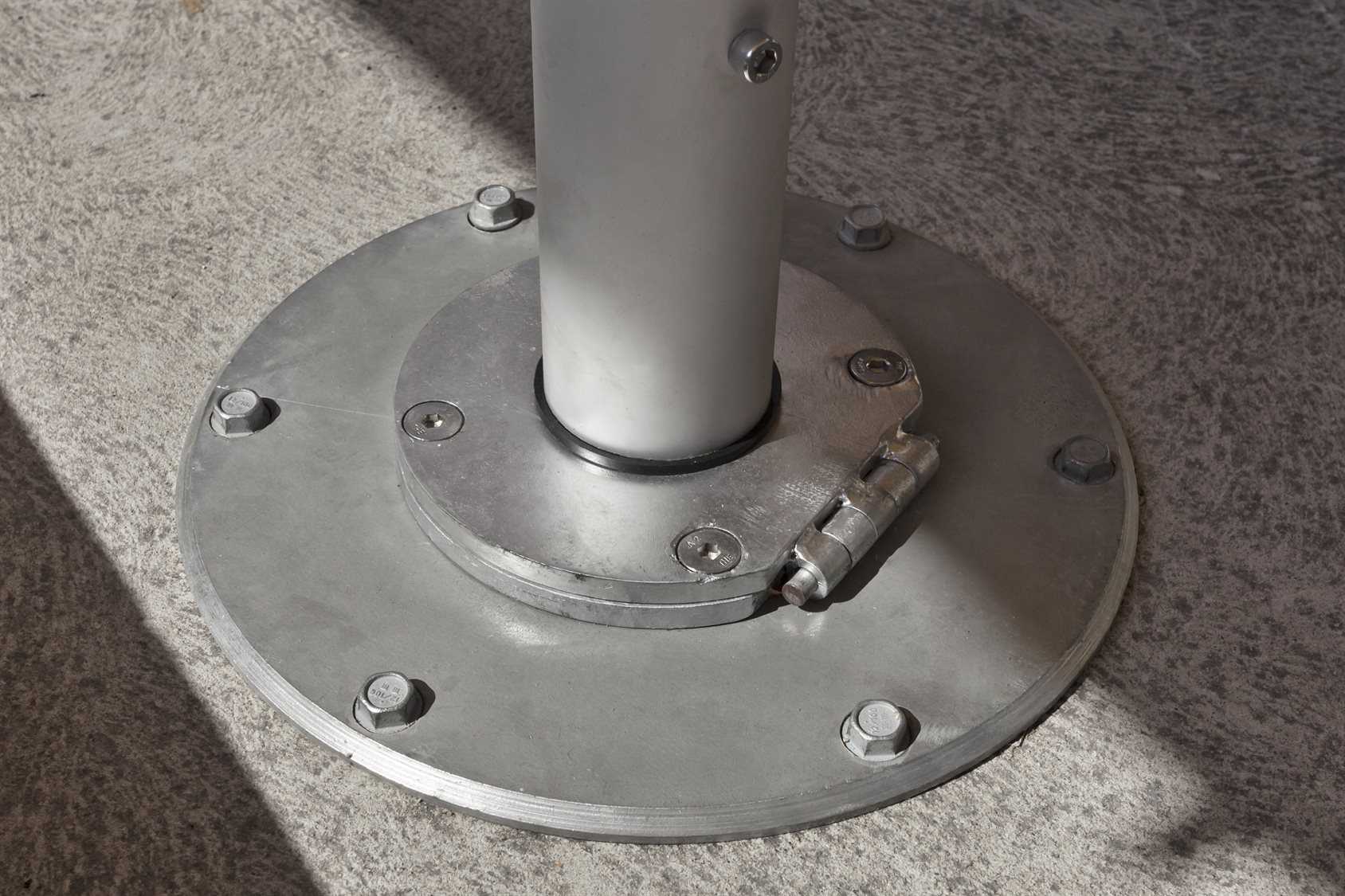 Frankford Nova Steel Silver Anodized Surface Mounting Plate