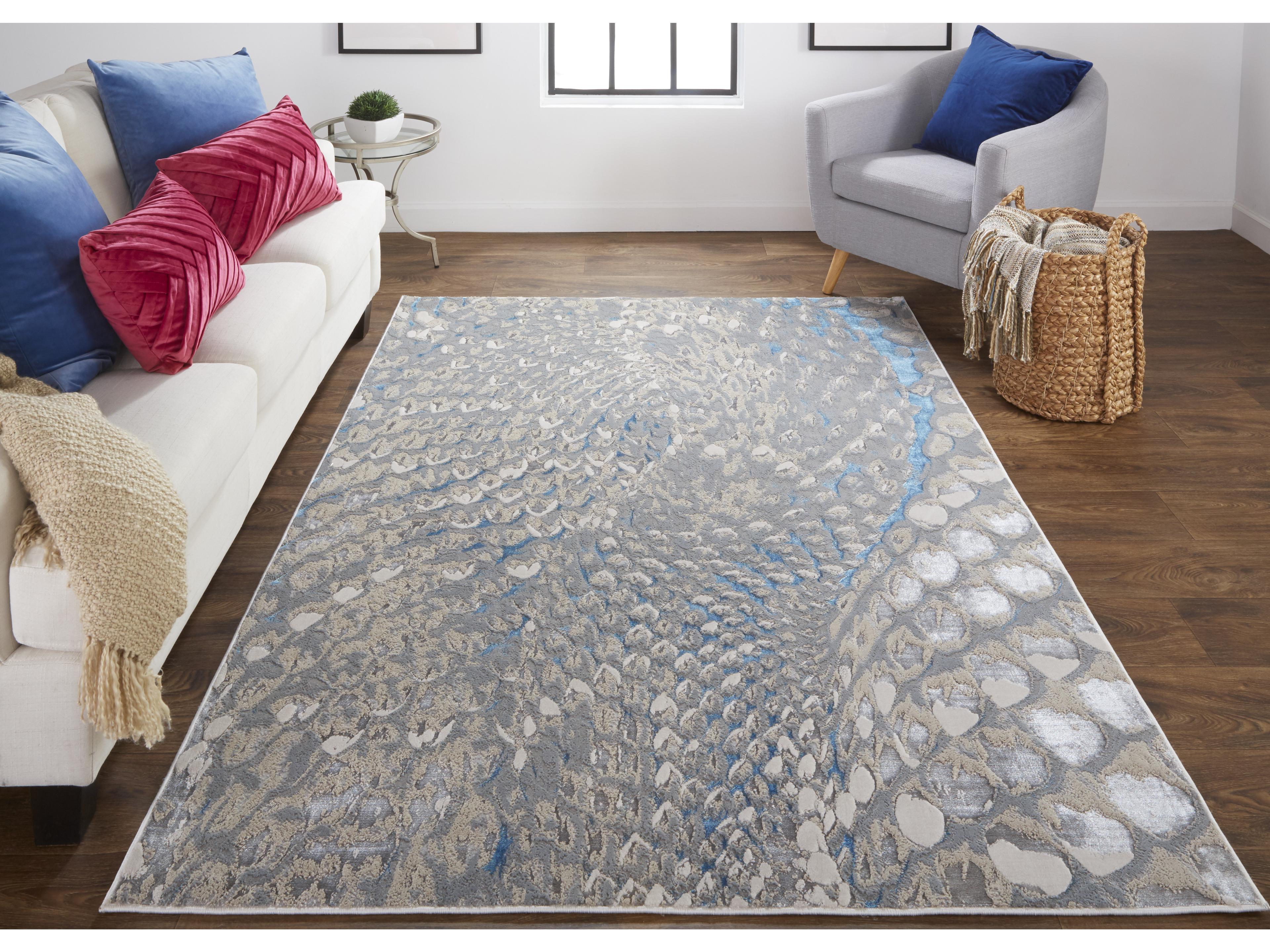 Feizy Rugs Azure Abstract Runner Area Rug