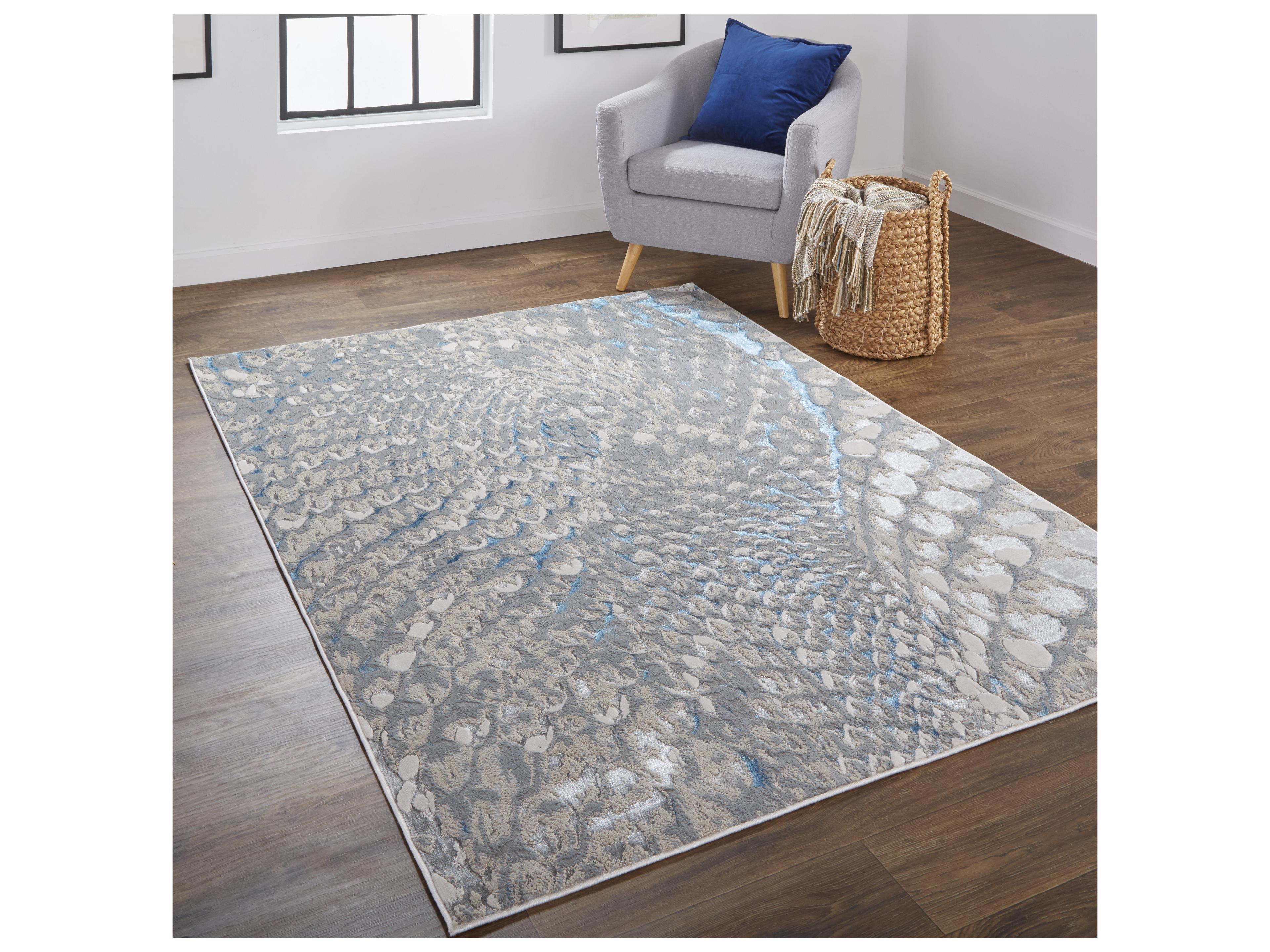 Feizy Rugs Azure Abstract Runner Area Rug