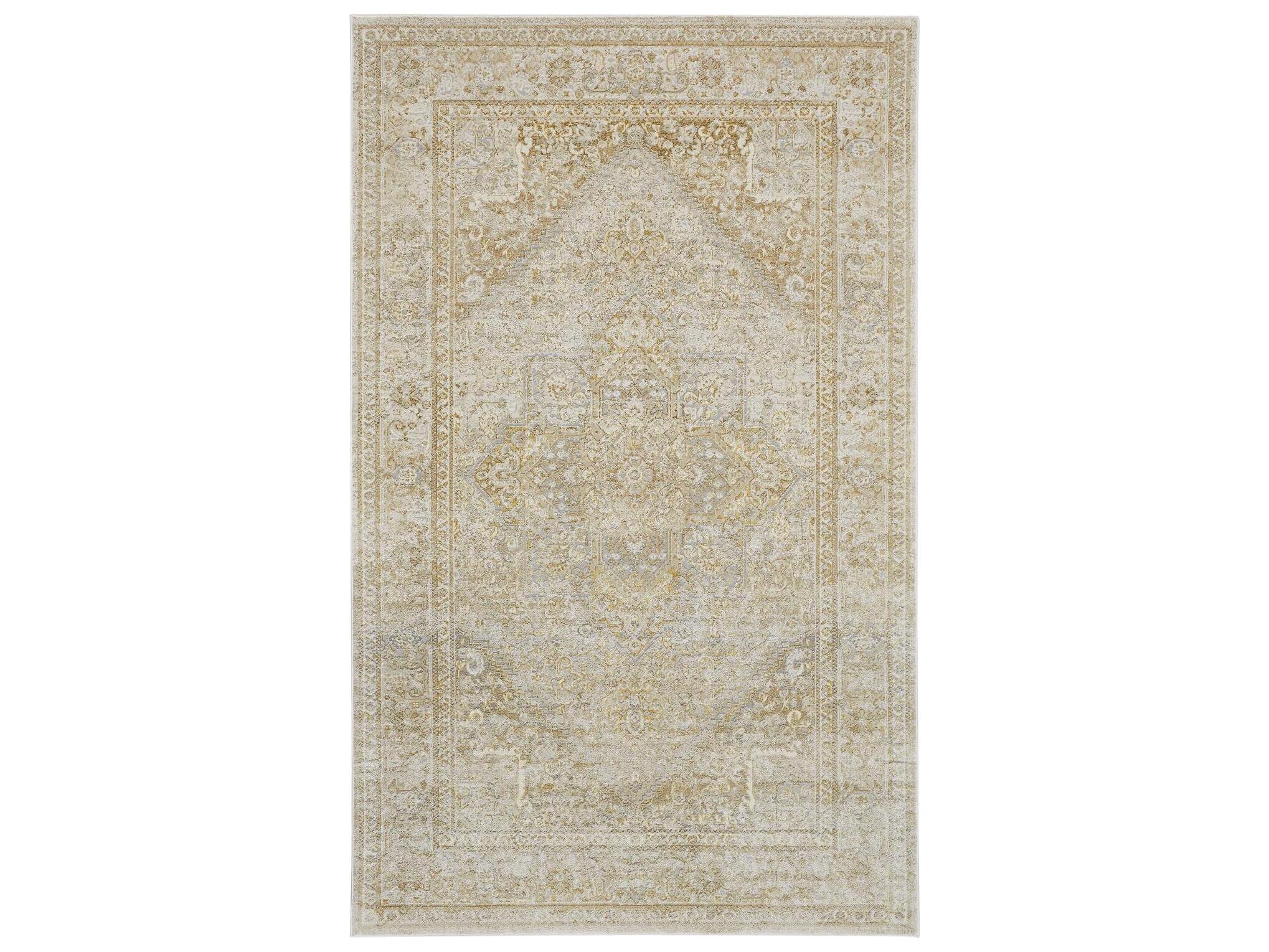 Feizy Rugs Aura Bordered Runner Area Rug