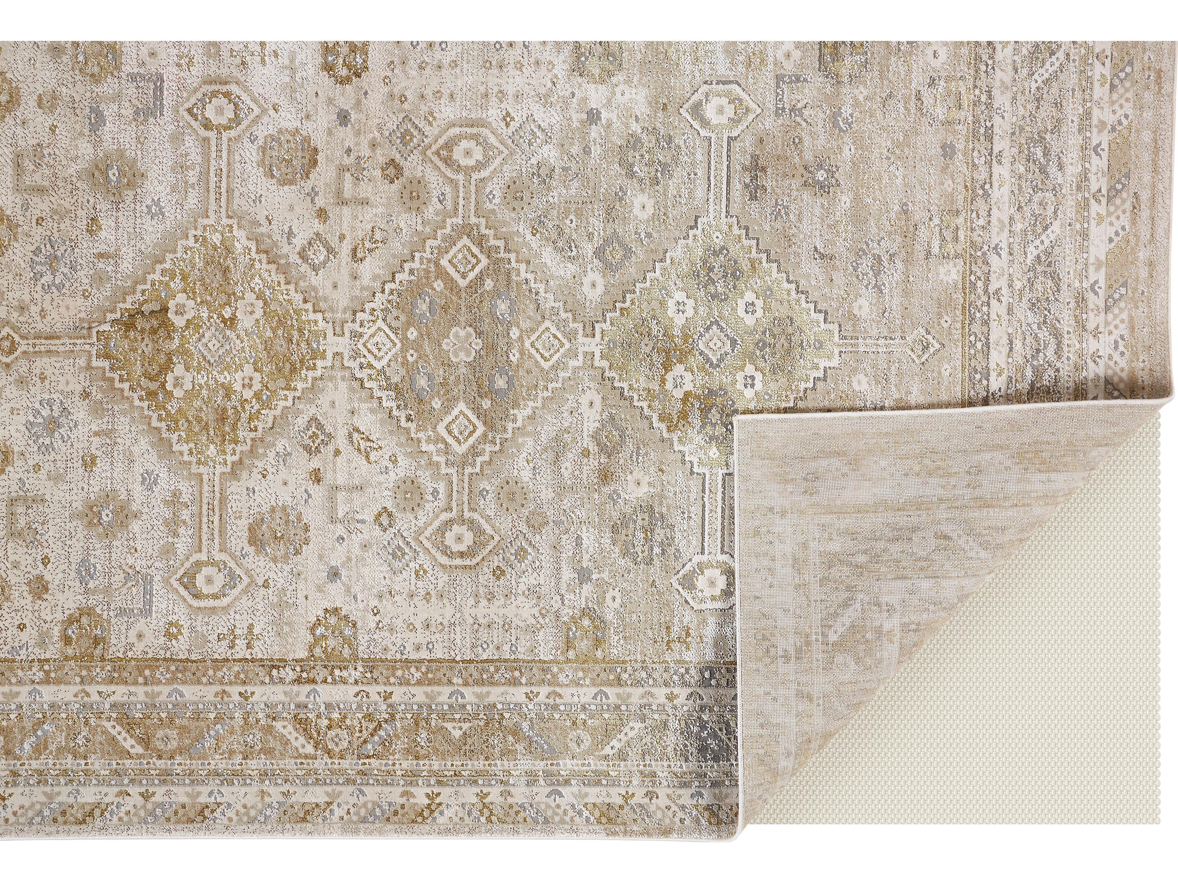 Feizy Rugs Aura Bordered Runner Area Rug