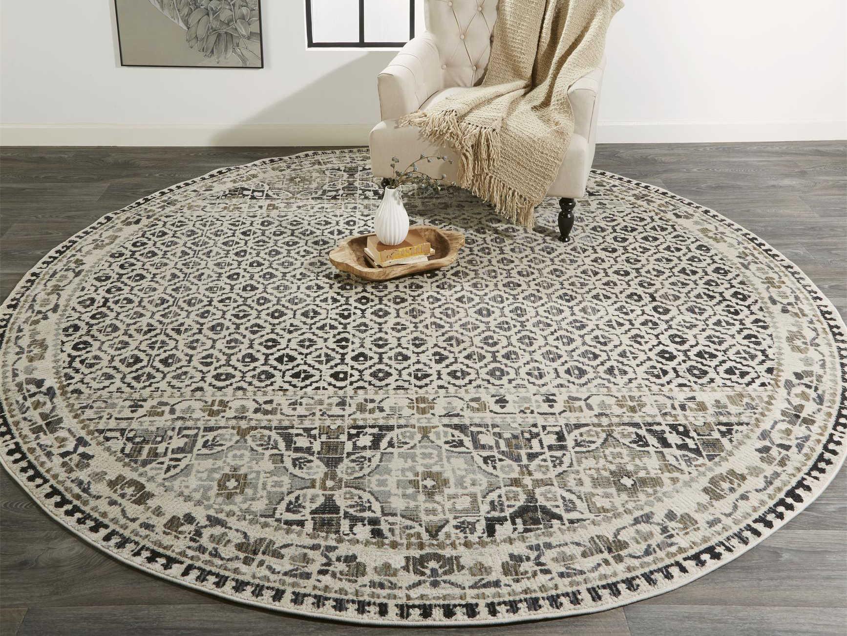 Feizy Rugs Kano Bordered Area Rug