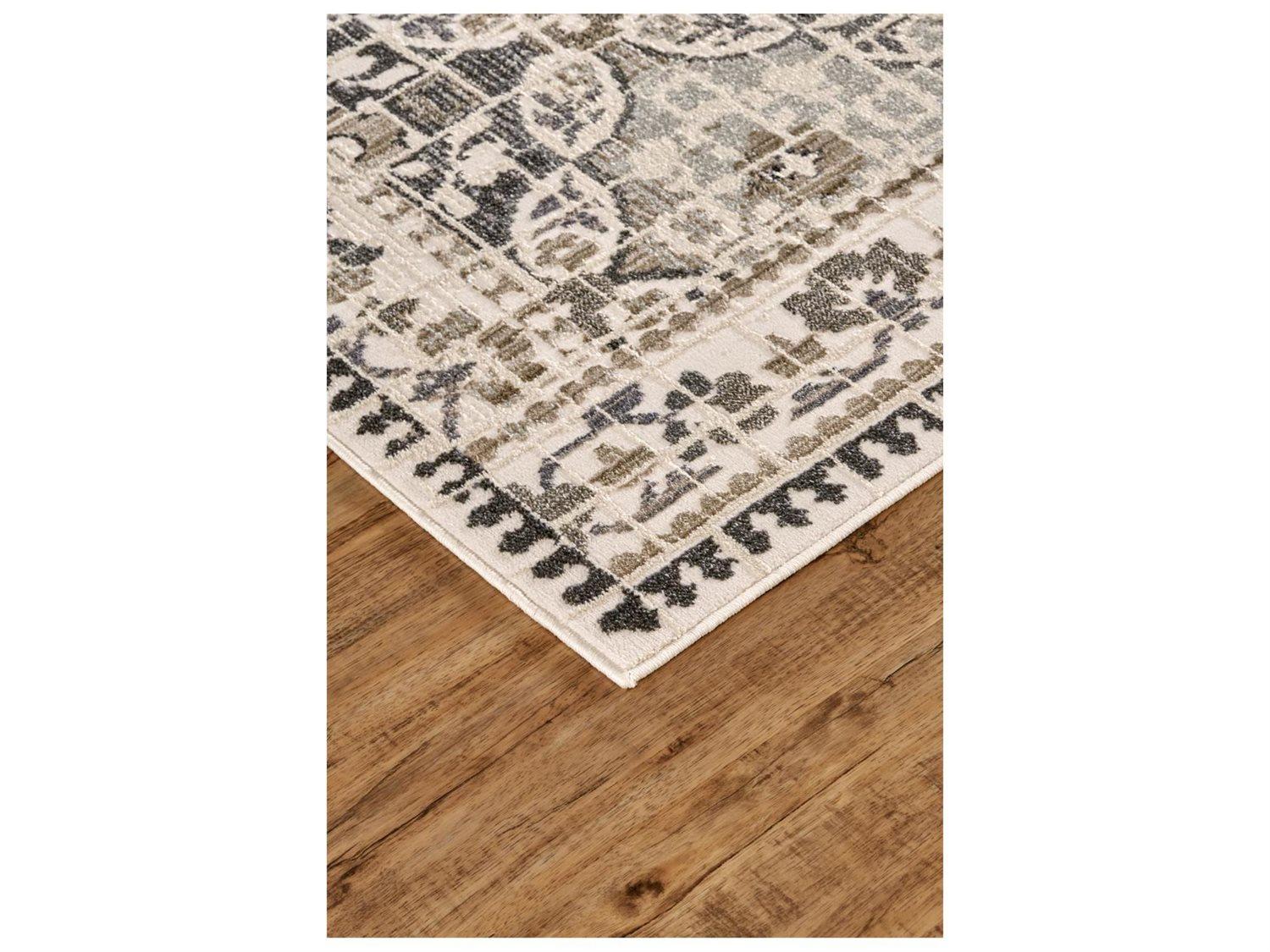 Feizy Rugs Kano Bordered Runner Area Rug
