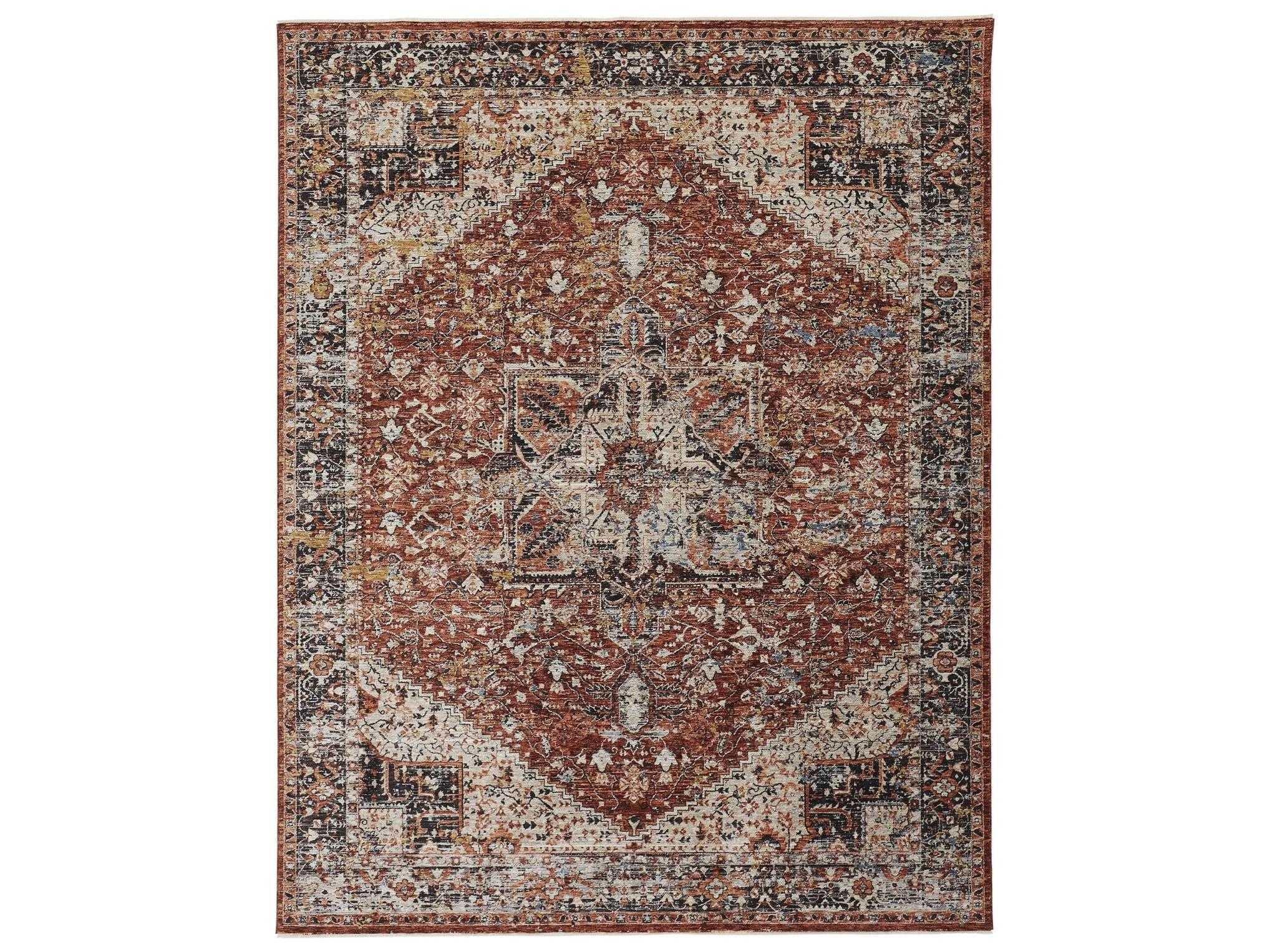 Feizy Rugs Caprio Bordered Area Rug
