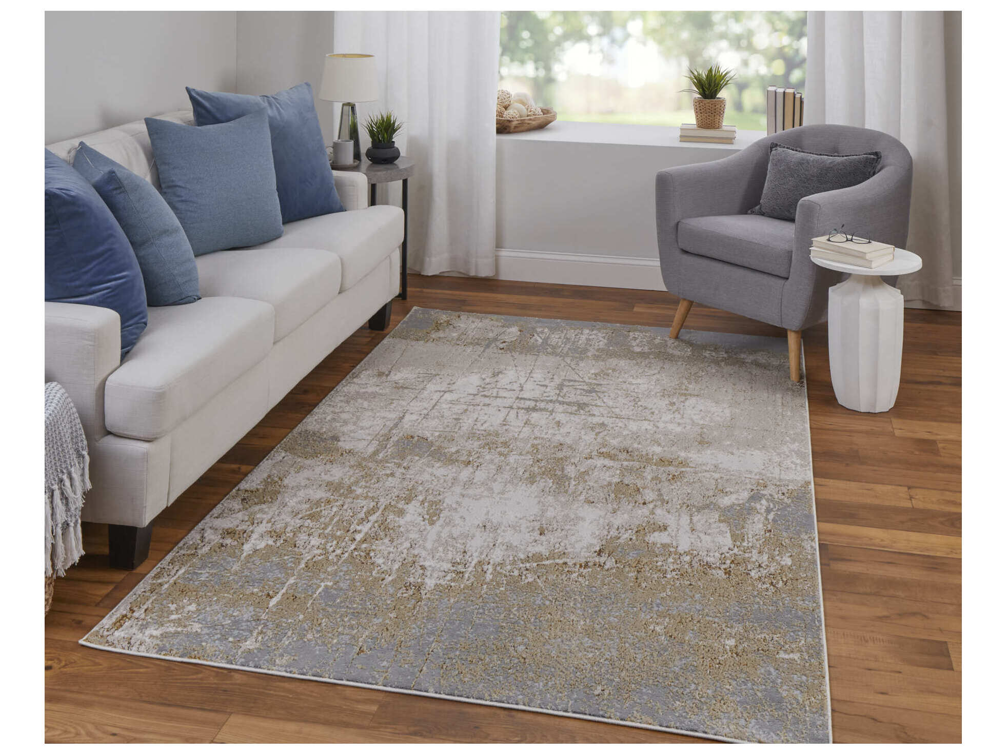 Feizy Rugs Aura Abstract Runner Area Rug