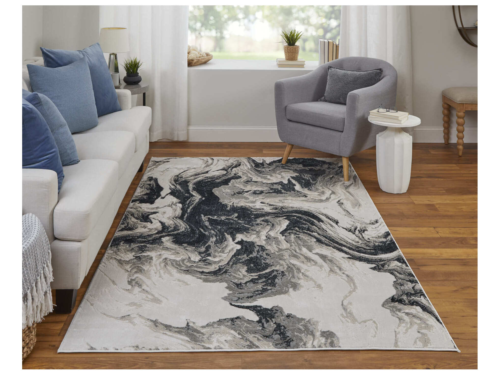 Feizy Rugs Micah Abstract Runner Area Rug