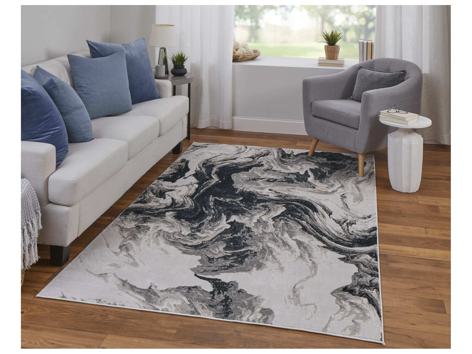 Feizy Rugs Micah Abstract Runner Area Rug