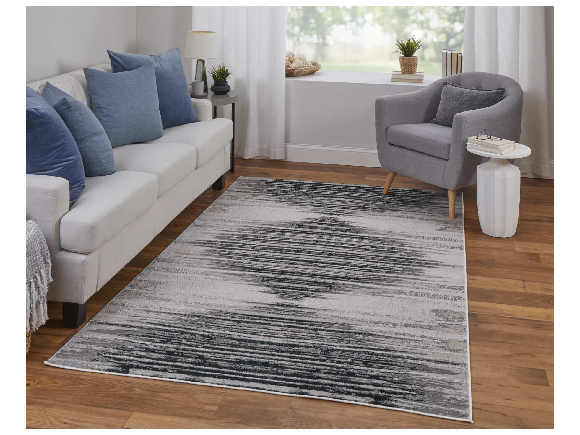Feizy Rugs Micah Geometric Runner Area Rug