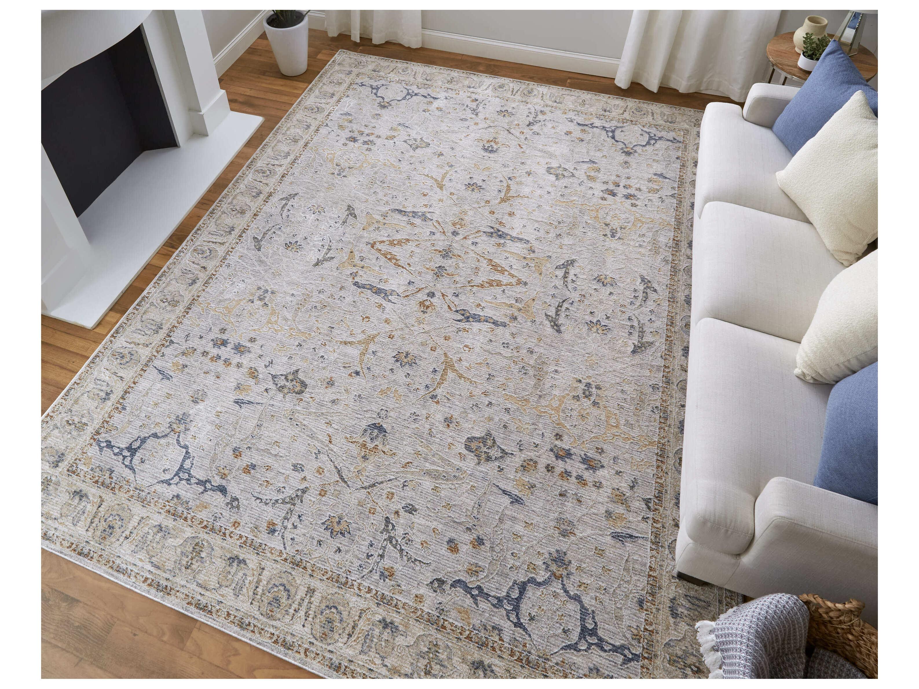 Feizy Rugs Pasha Bordered Runner Area Rug