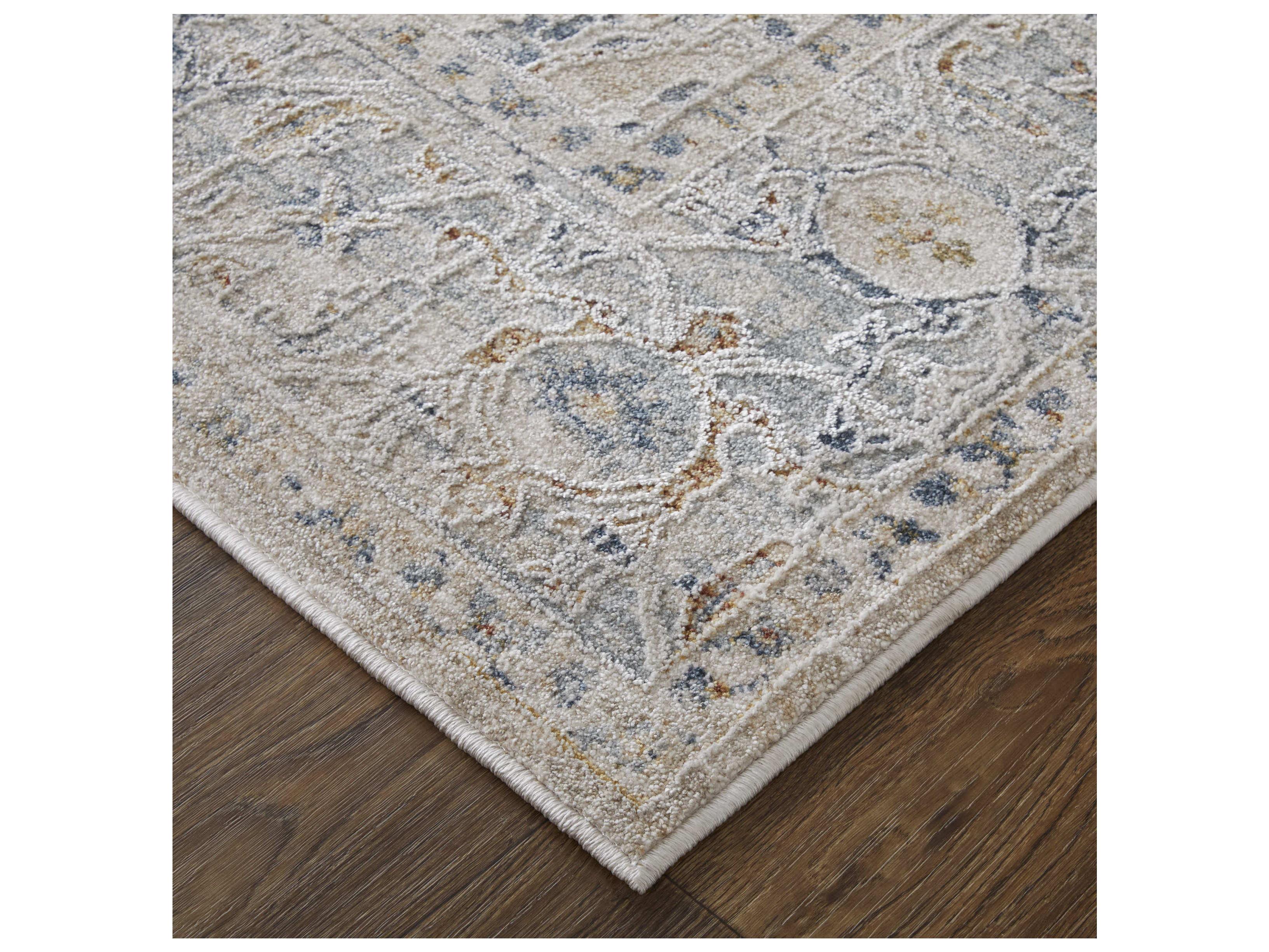 Feizy Rugs Pasha Bordered Runner Area Rug