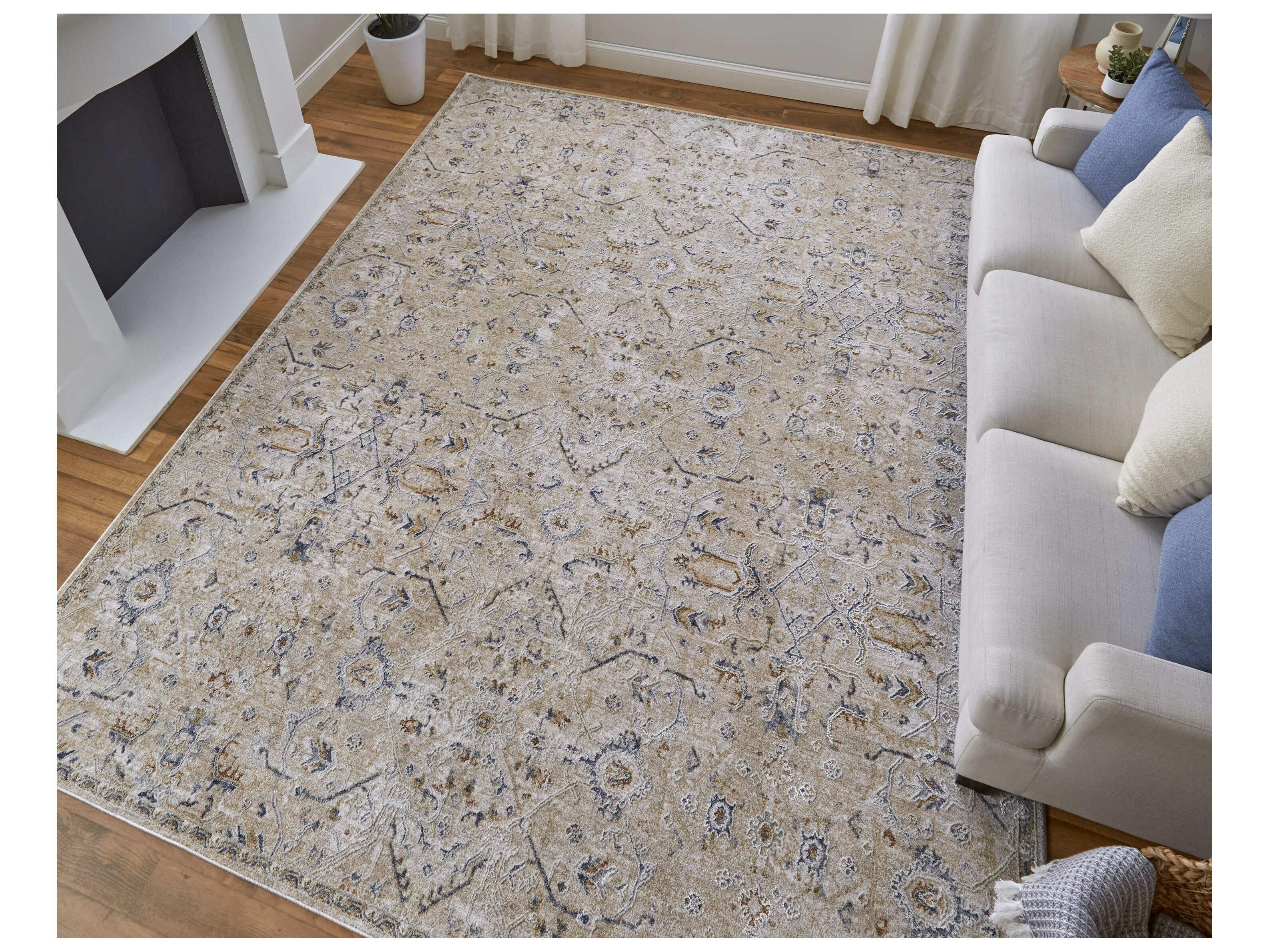 Feizy Rugs Pasha Bordered Runner Area Rug