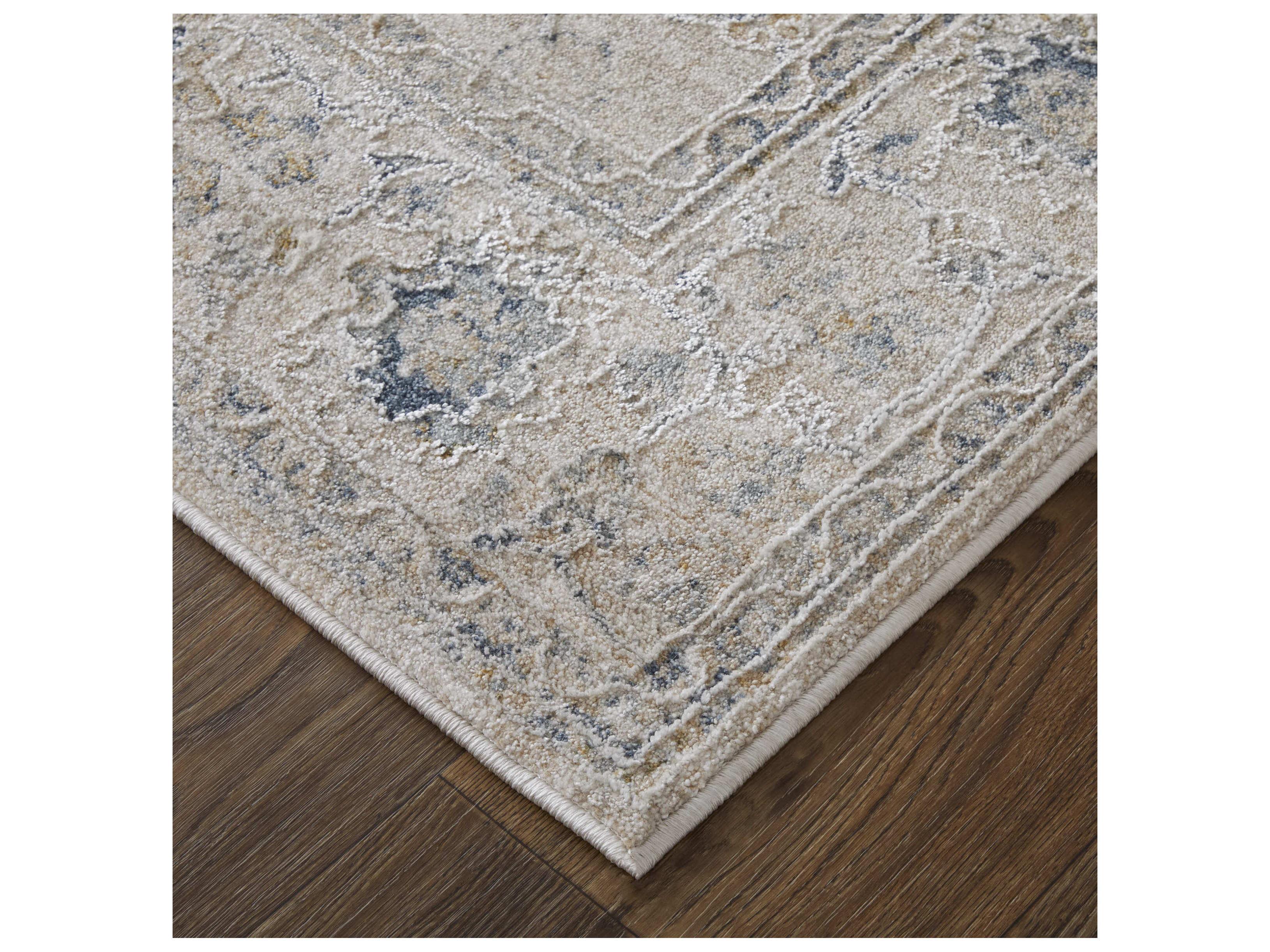 Feizy Rugs Pasha Bordered Runner Area Rug