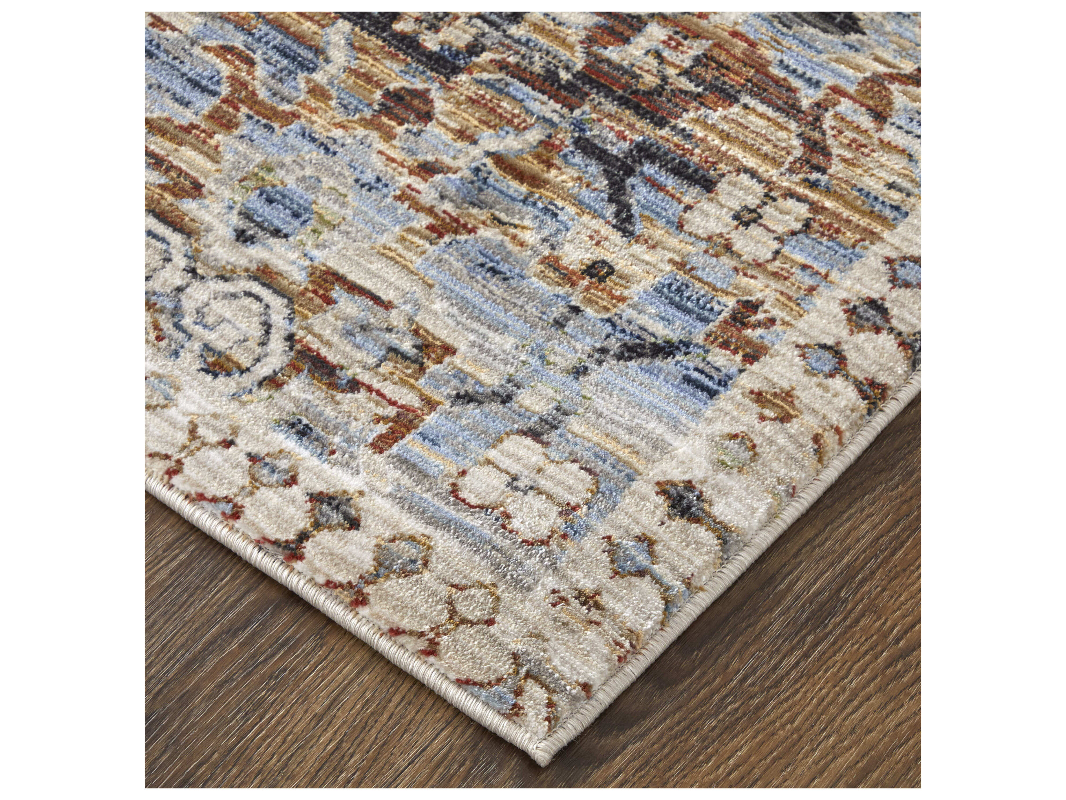 Feizy Rugs Melrose Bordered Runner Area Rug