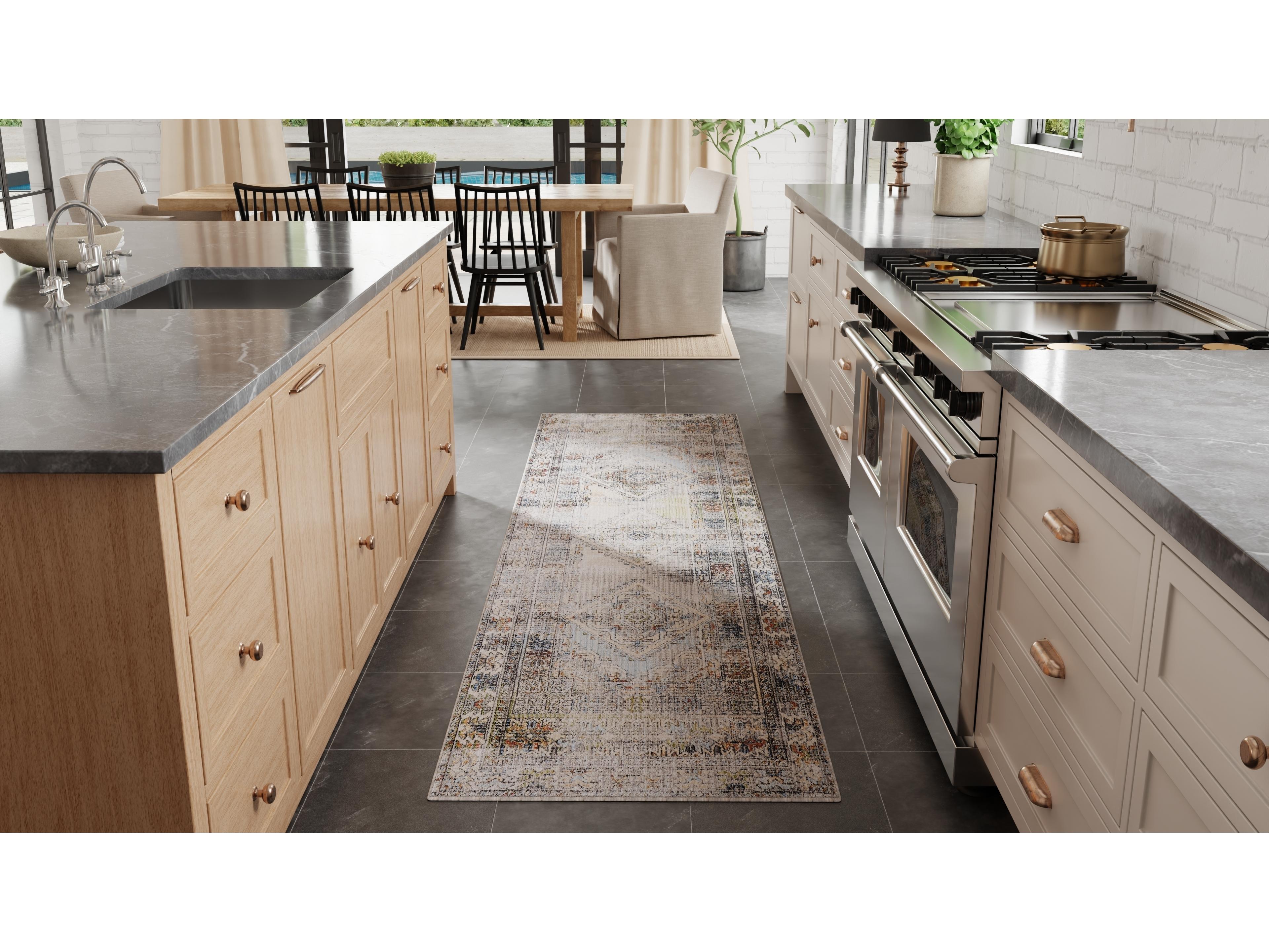 Feizy Rugs Melrose Bordered Runner Area Rug