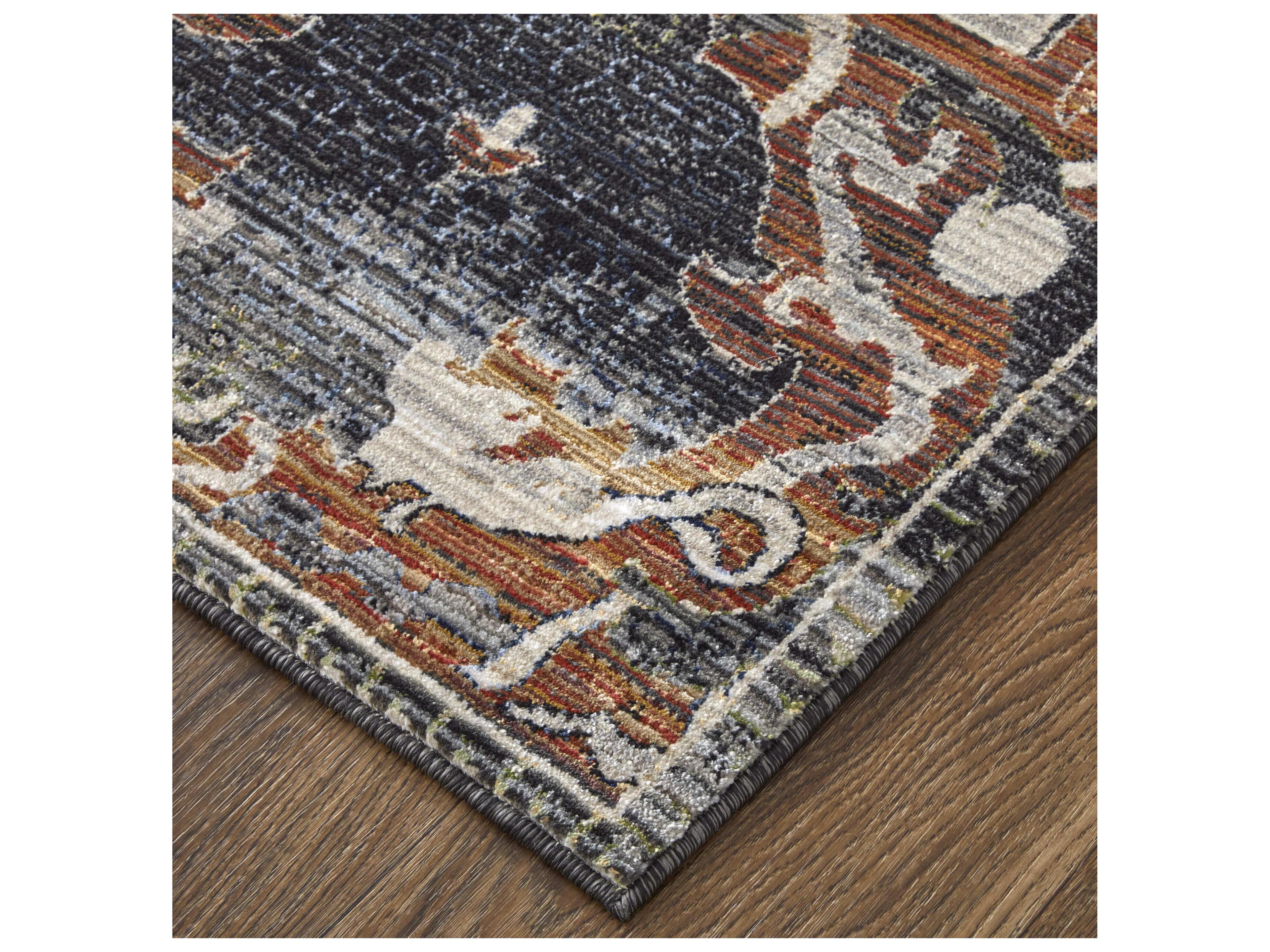 Feizy Rugs Melrose Bordered Runner Area Rug