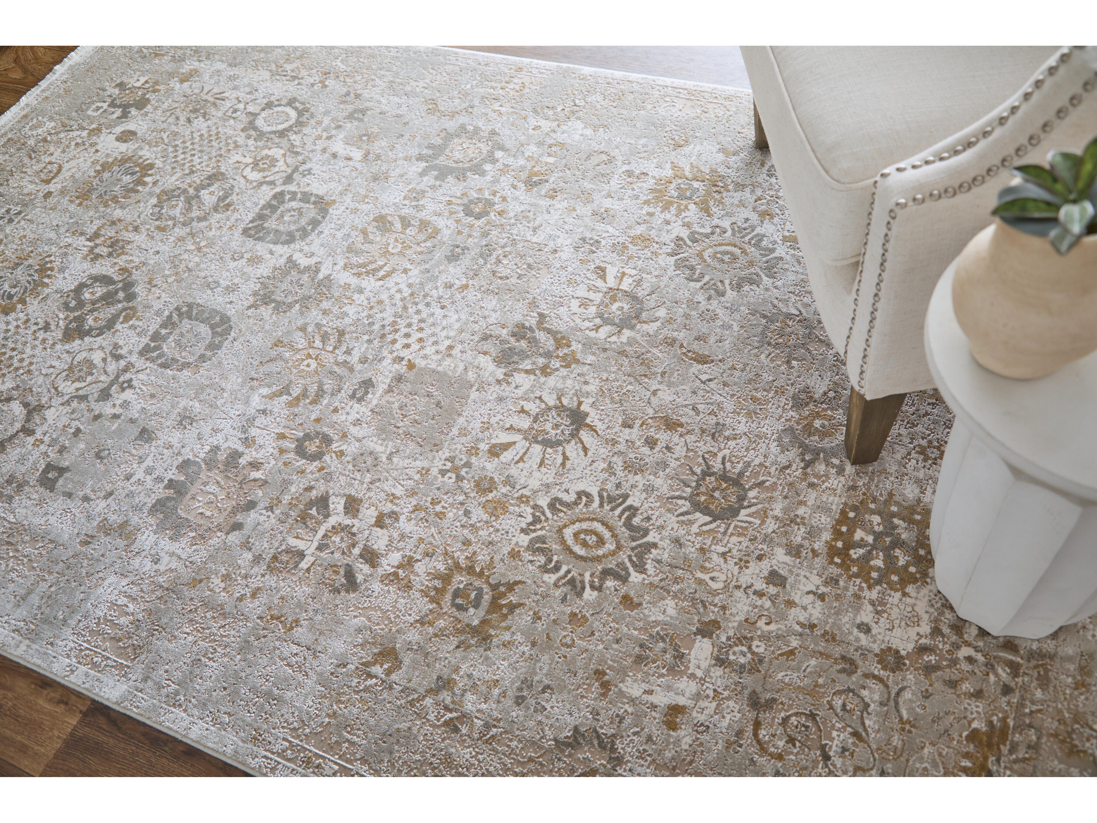 Feizy Rugs Cadiz Bordered Runner Area Rug