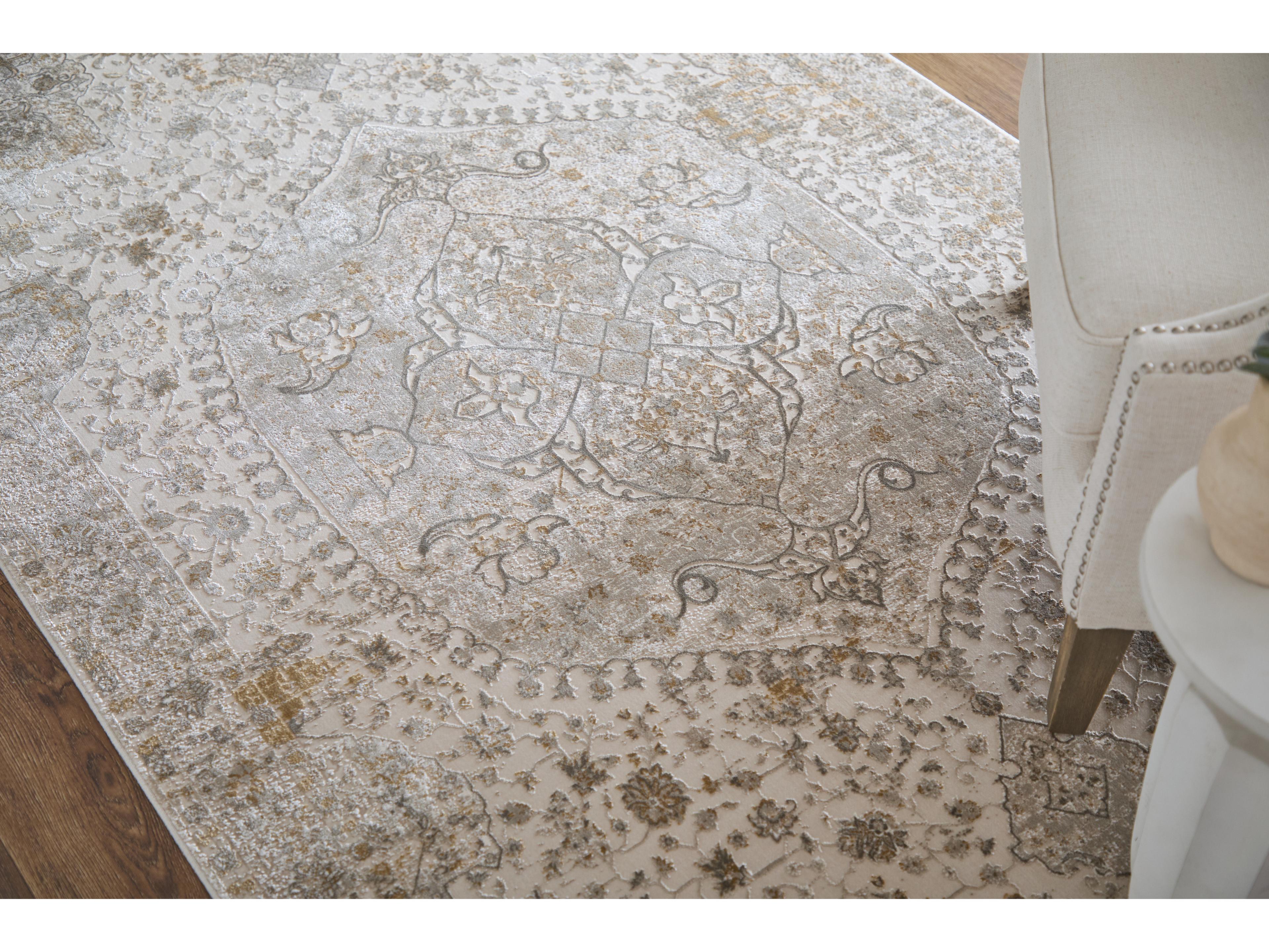 Feizy Rugs Cadiz Bordered Runner Area Rug