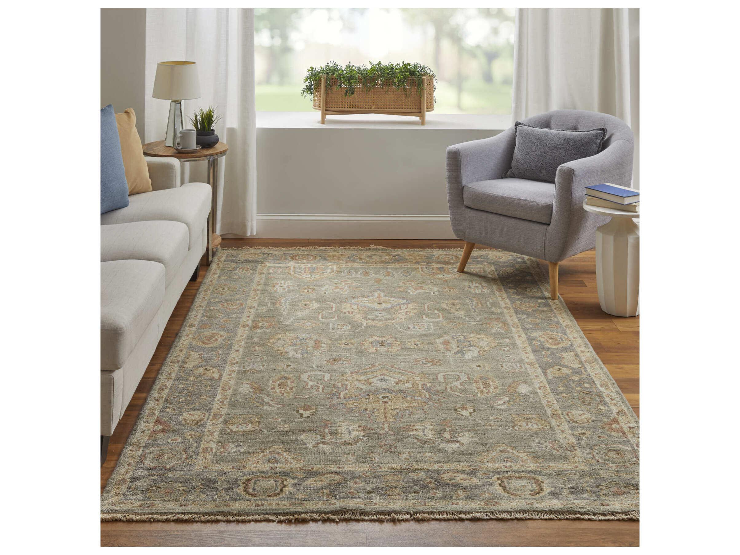 Feizy Rugs Carrington Bordered Runner Area Rug