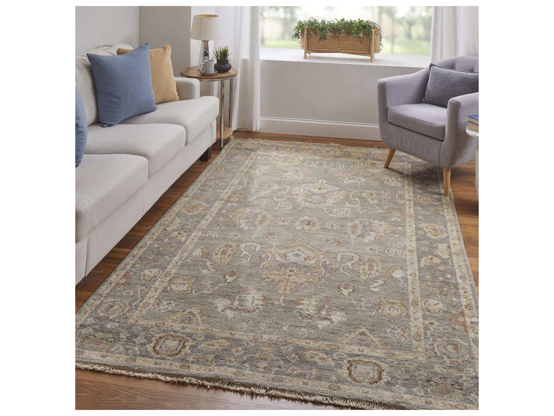 Feizy Rugs Carrington Bordered Runner Area Rug
