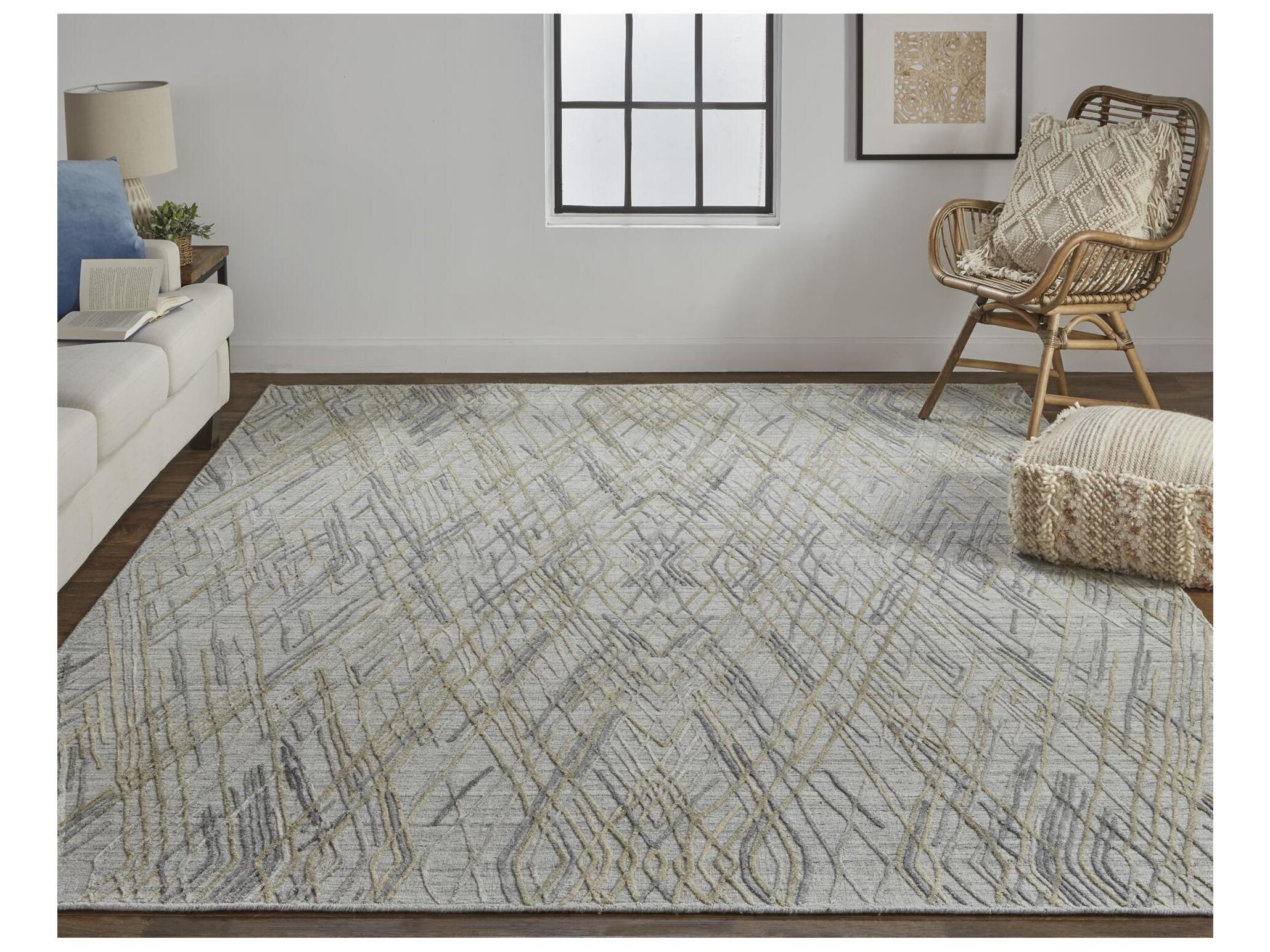 Feizy Rugs Elias Abstract Runner Area Rug
