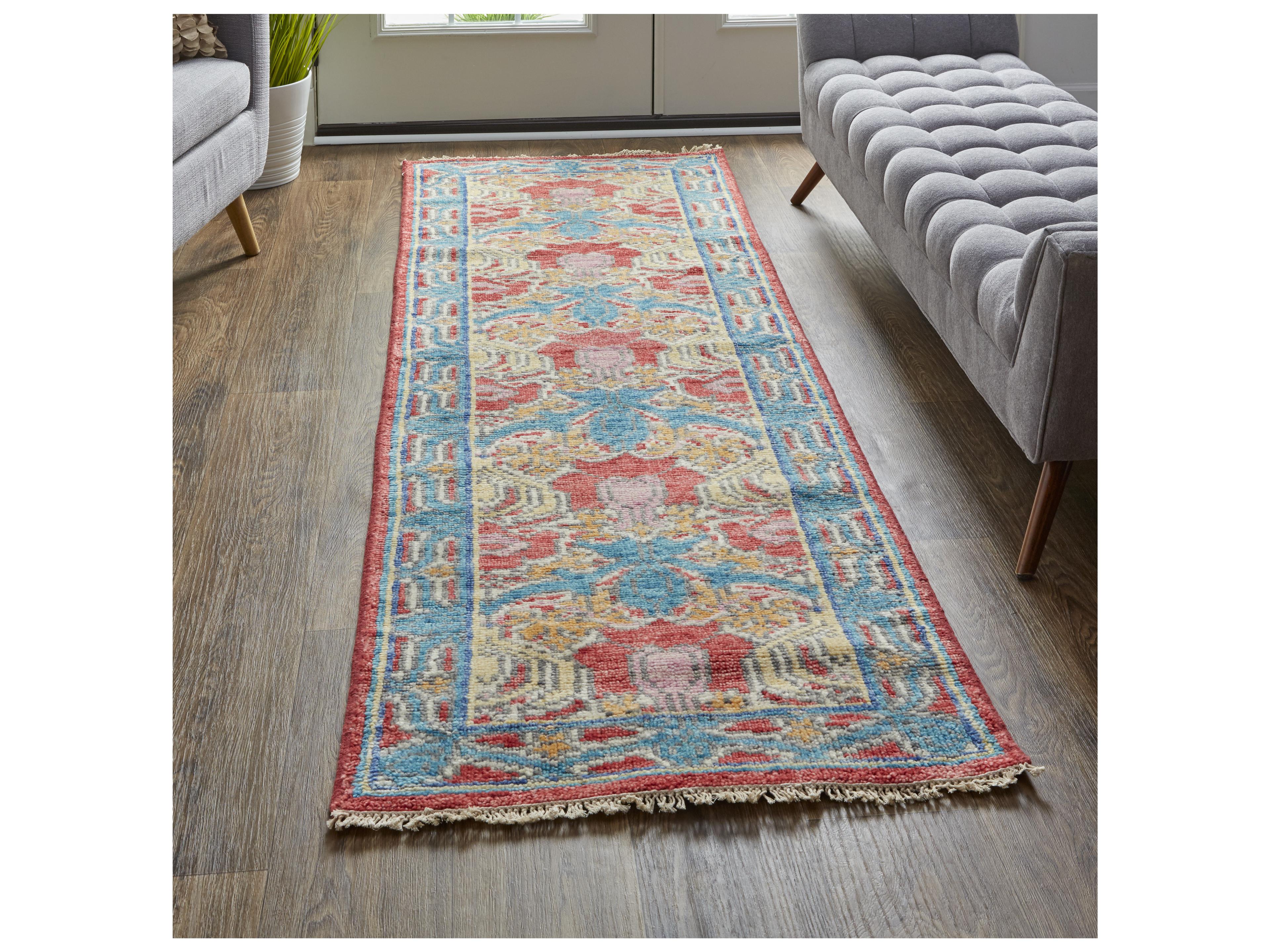 Feizy Rugs Beall Bordered Runner Area Rug