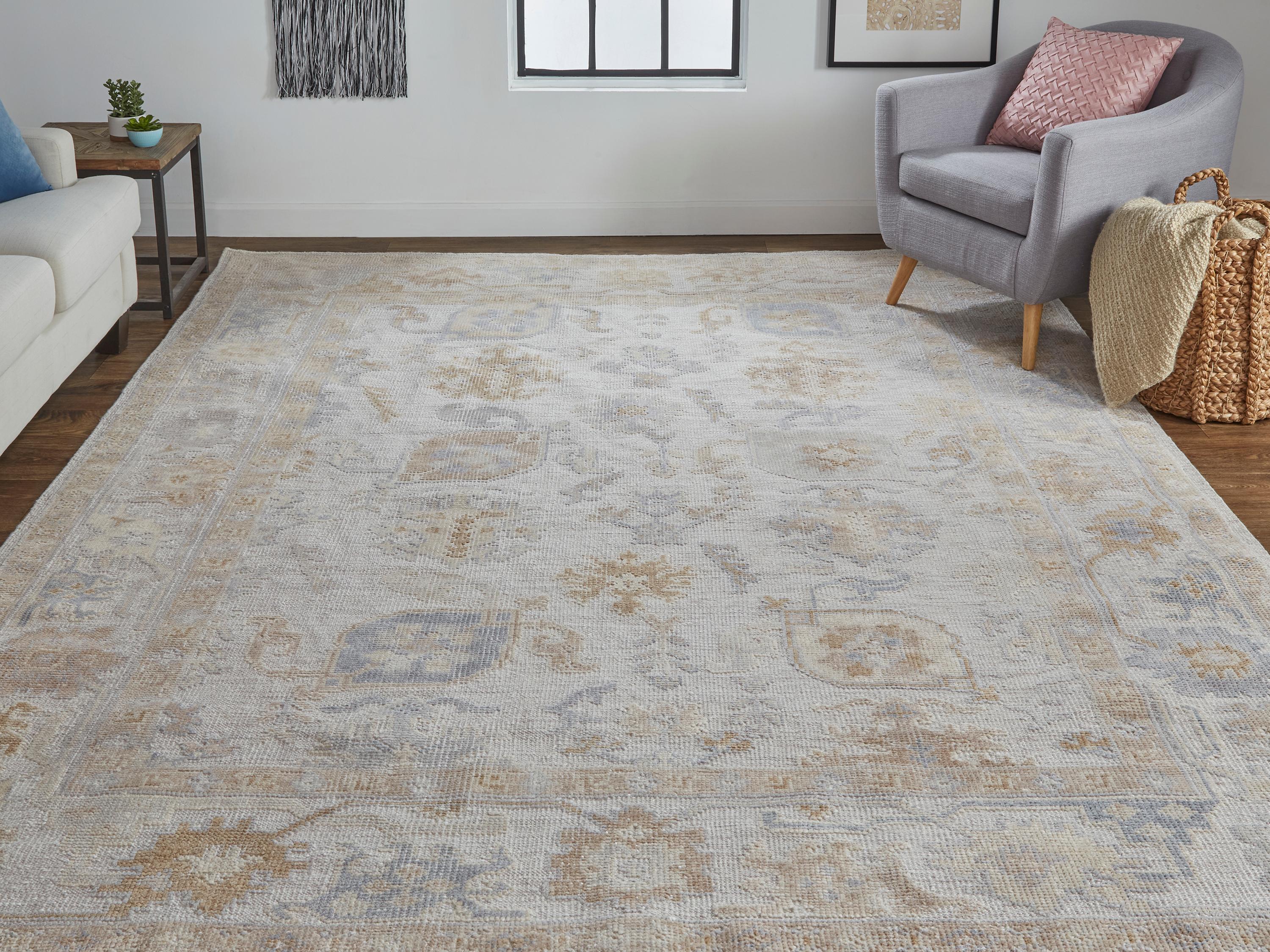 Feizy Rugs Wendover Bordered Area Rug