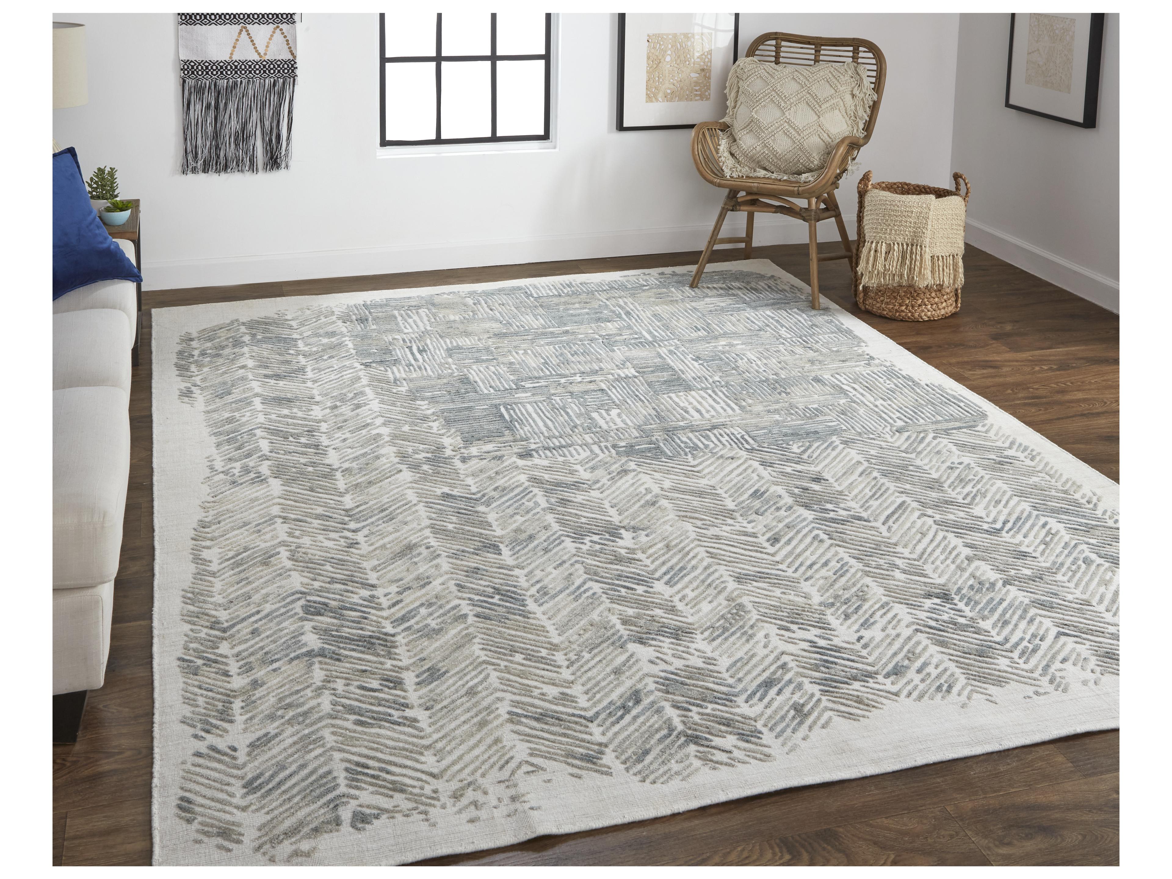 Feizy Rugs Elias Geometric Runner Area Rug