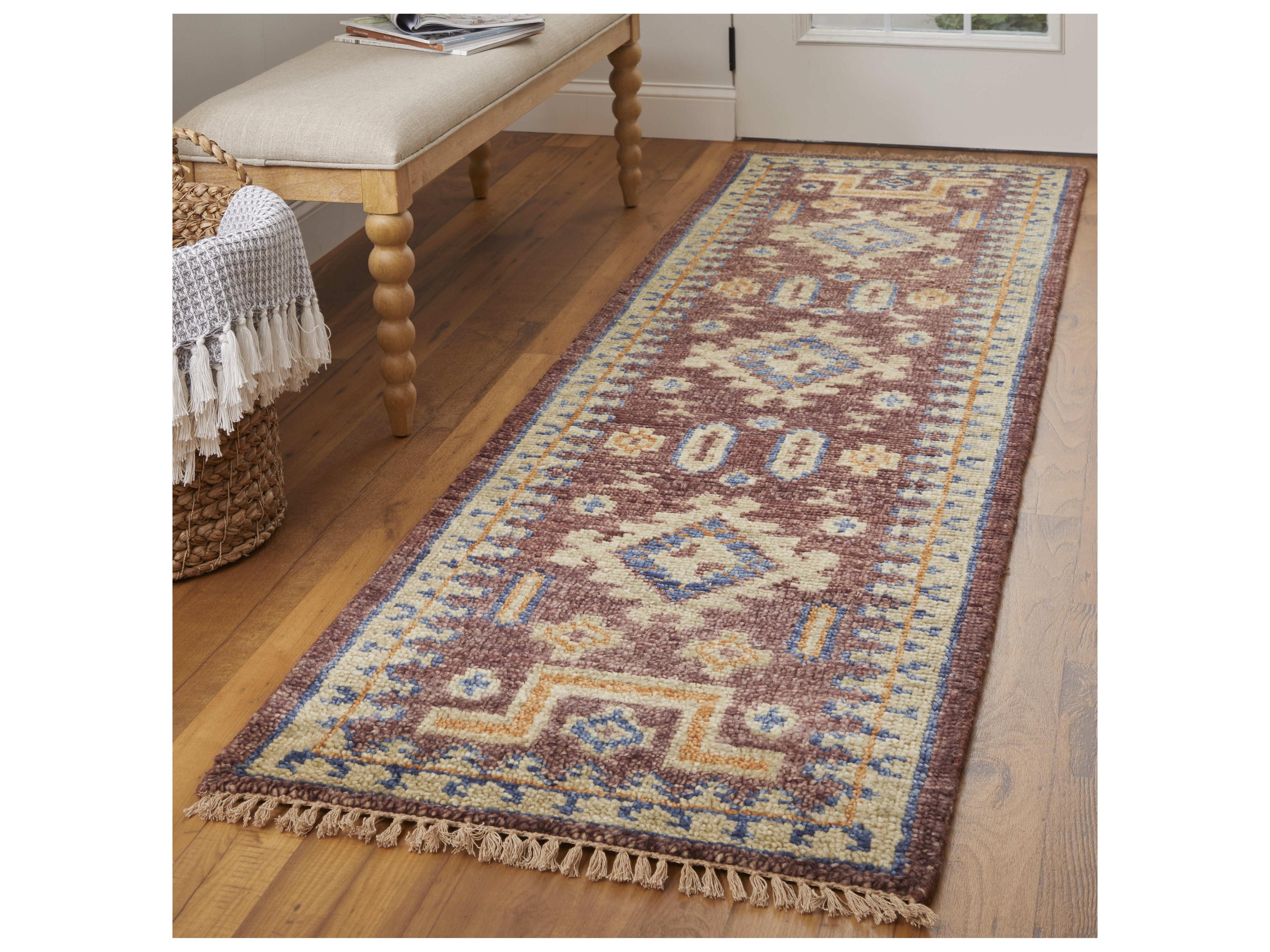 Feizy Rugs Fillmore Bordered Runner Area Rug