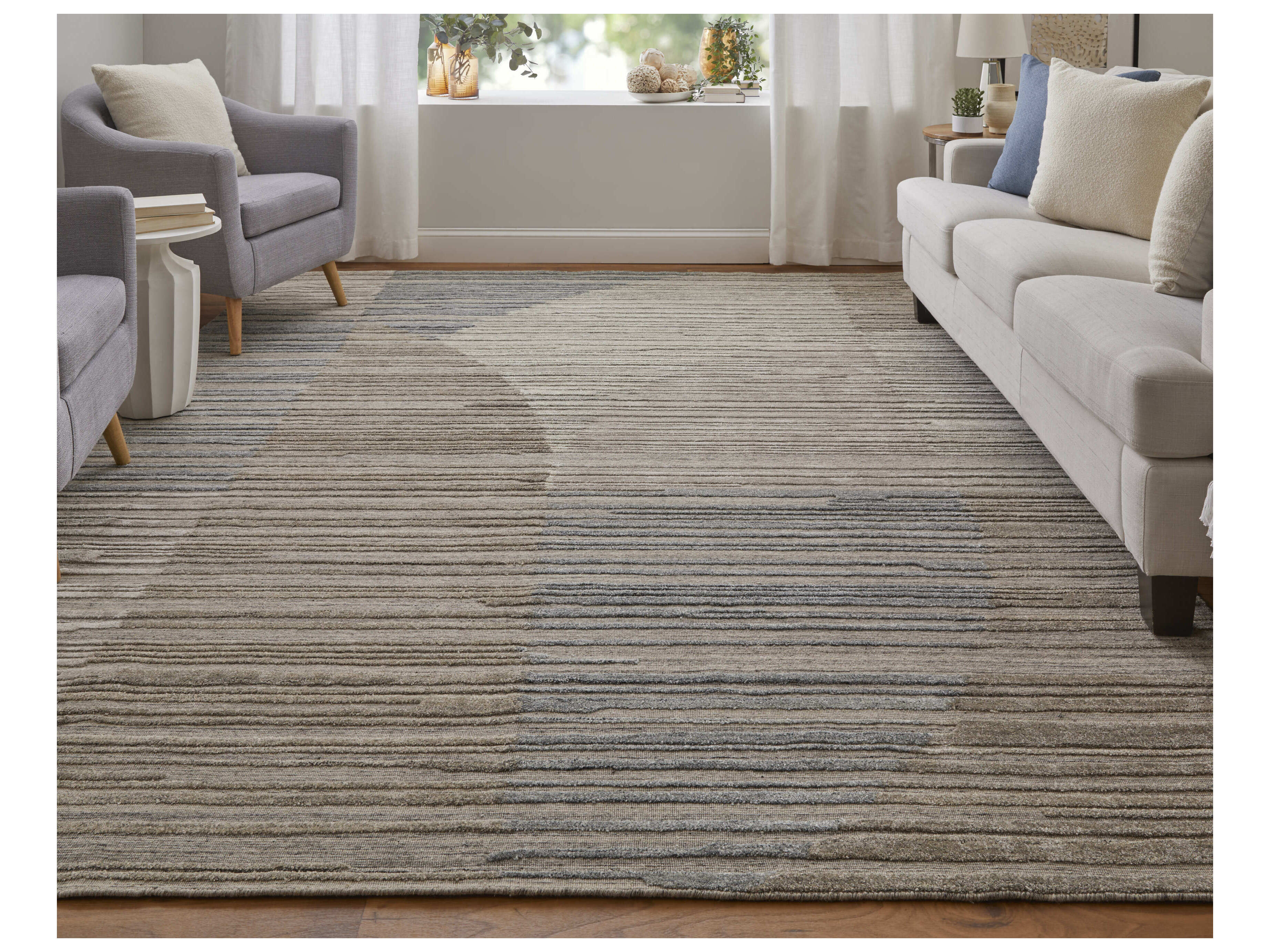 Feizy Rugs Elias Abstract Runner Area Rug