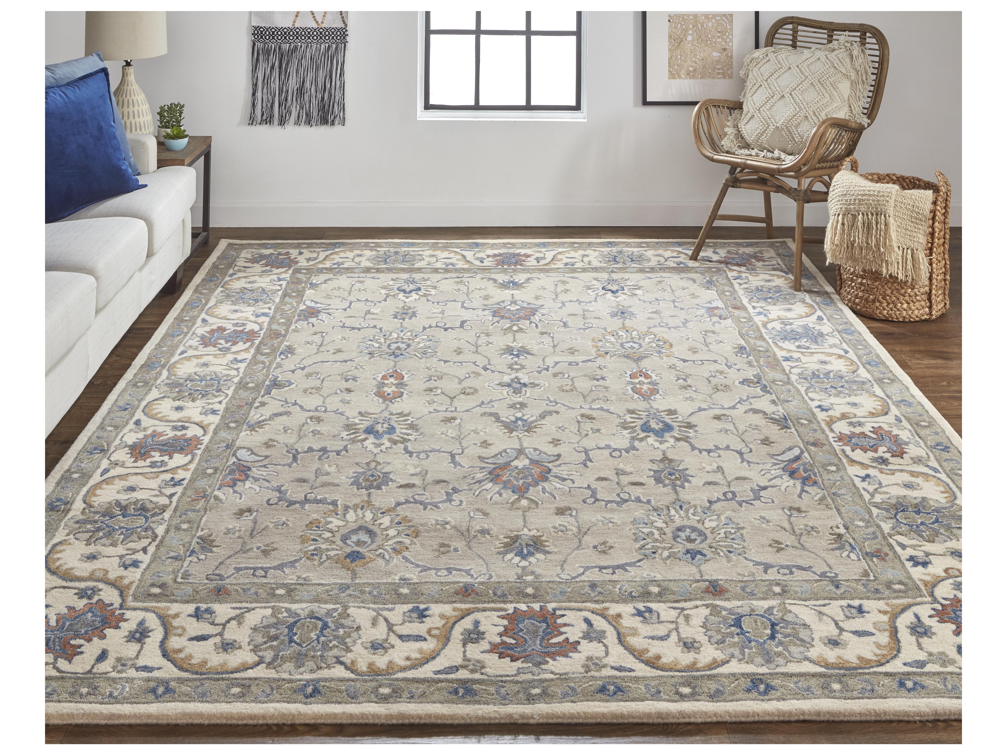 Feizy Rugs Rylan Bordered Area Rug