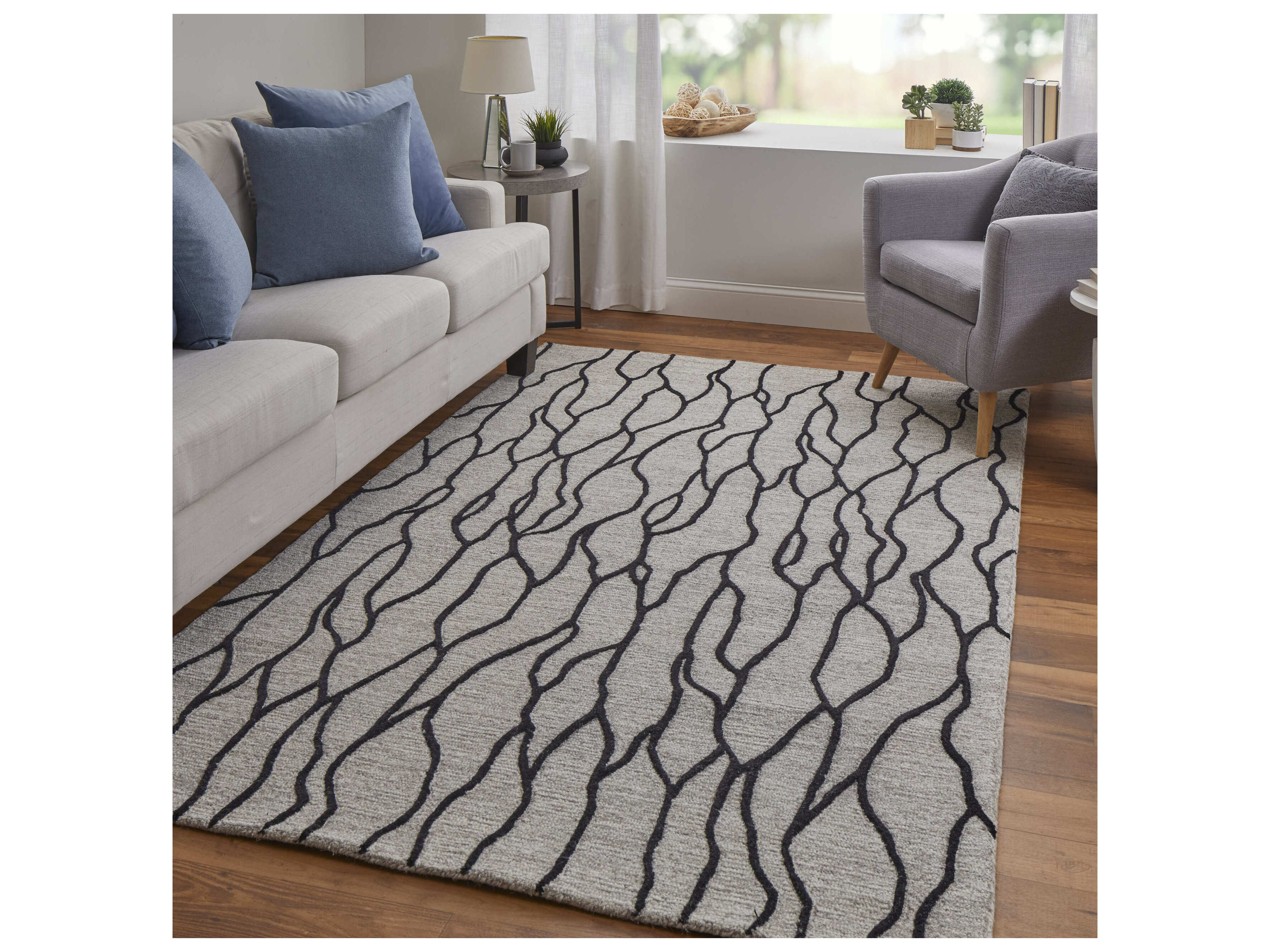 Feizy Rugs Enzo Geometric Area Rug