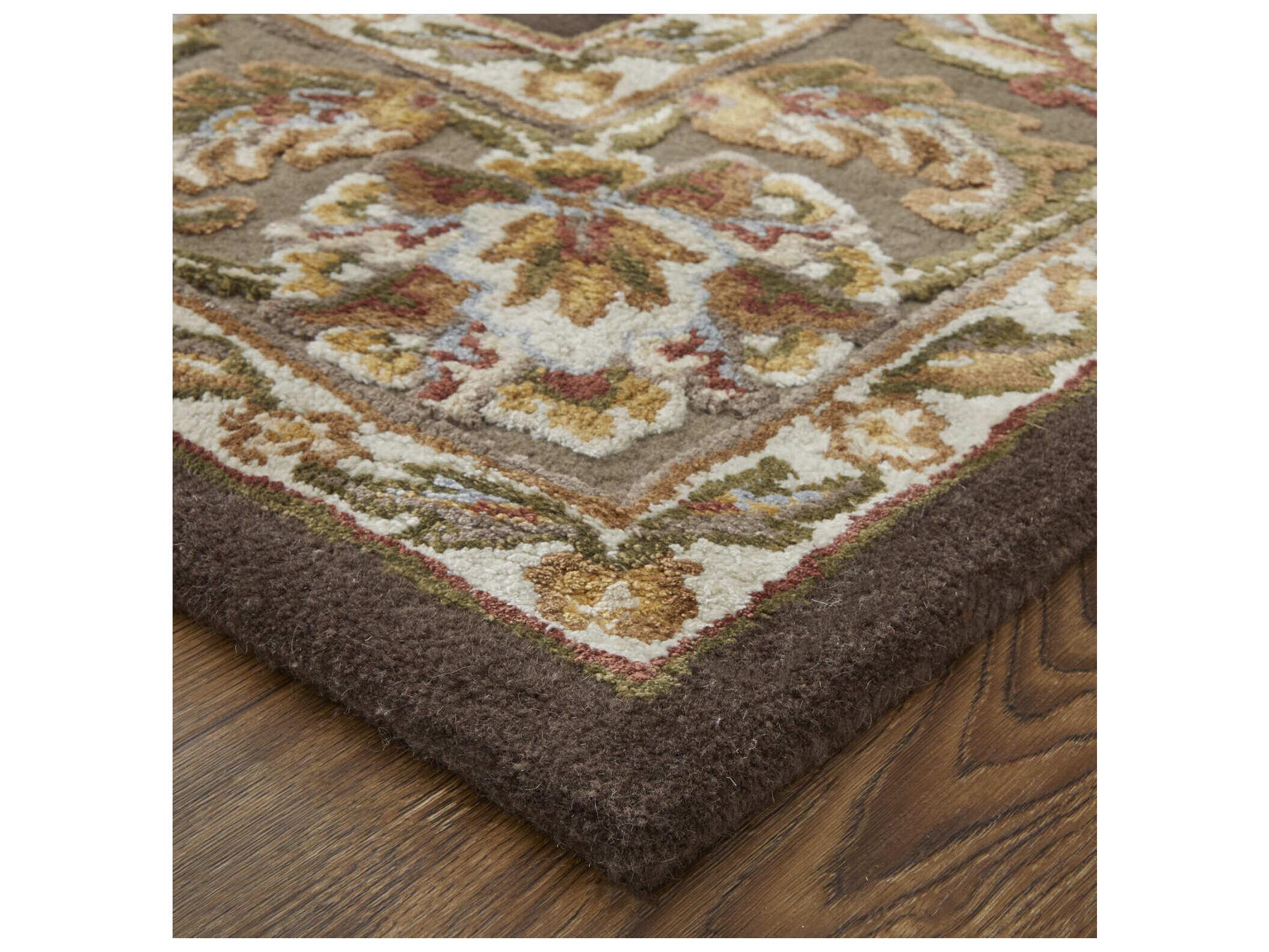 Feizy Rugs Prescott Bordered Runner Area Rug