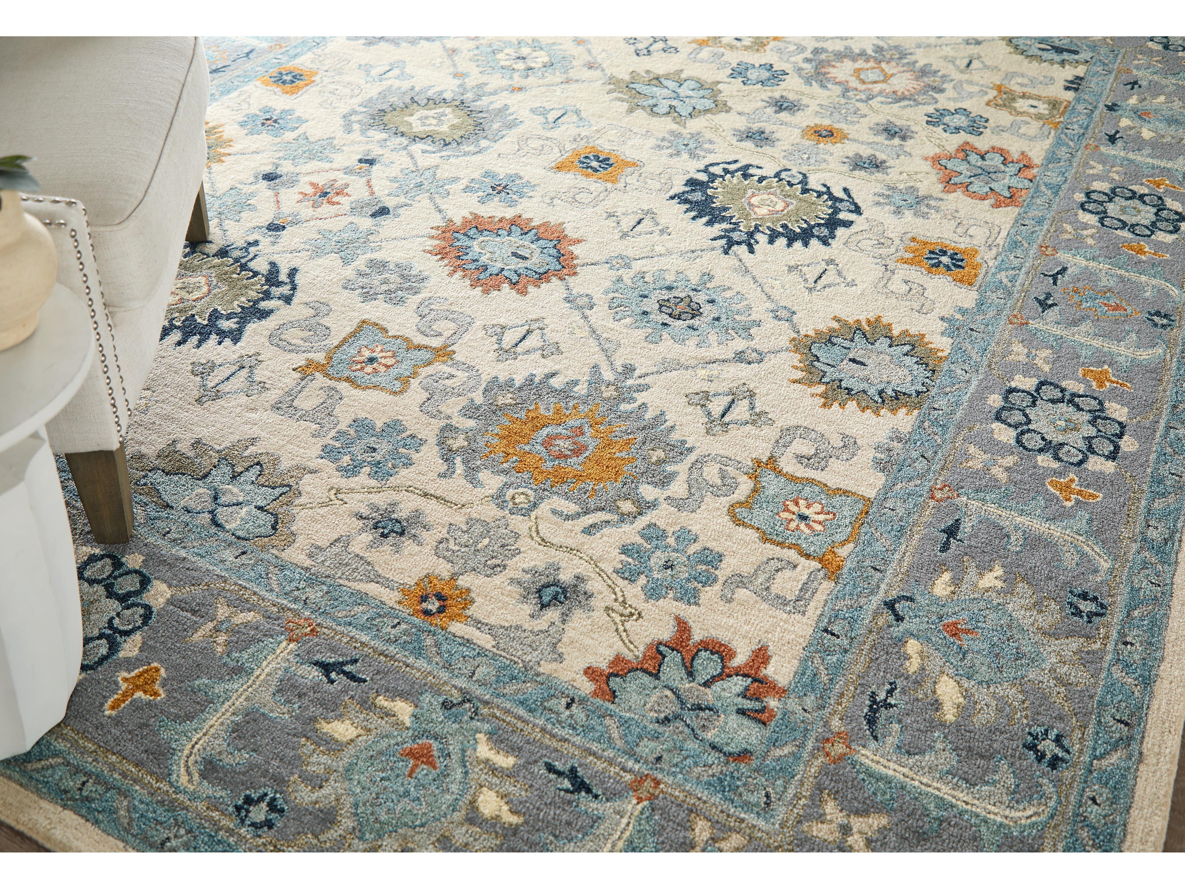 Feizy Rugs Springfield Bordered Runner Area Rug