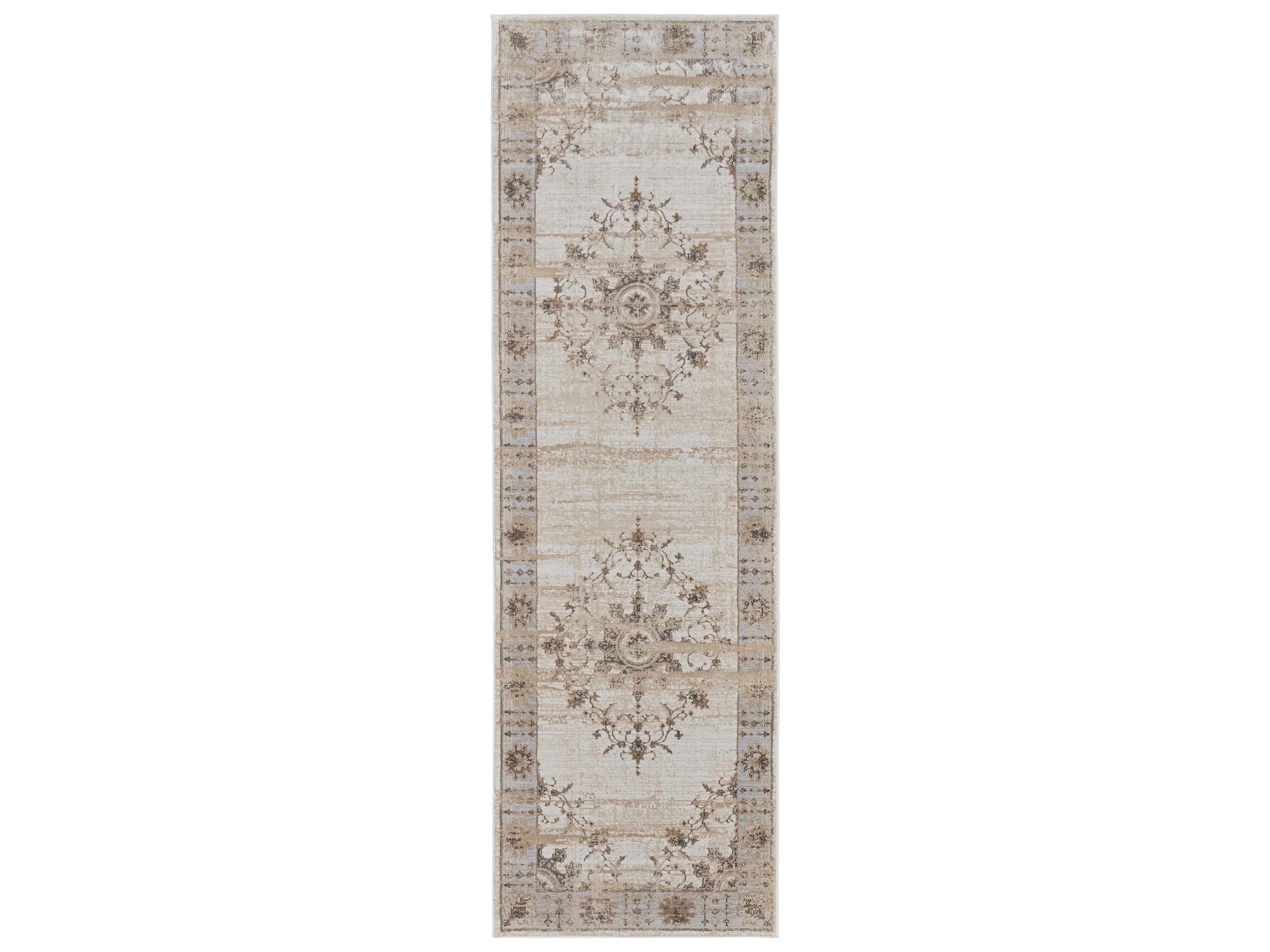 Feizy Rugs Celene Bordered Runner Area Rug