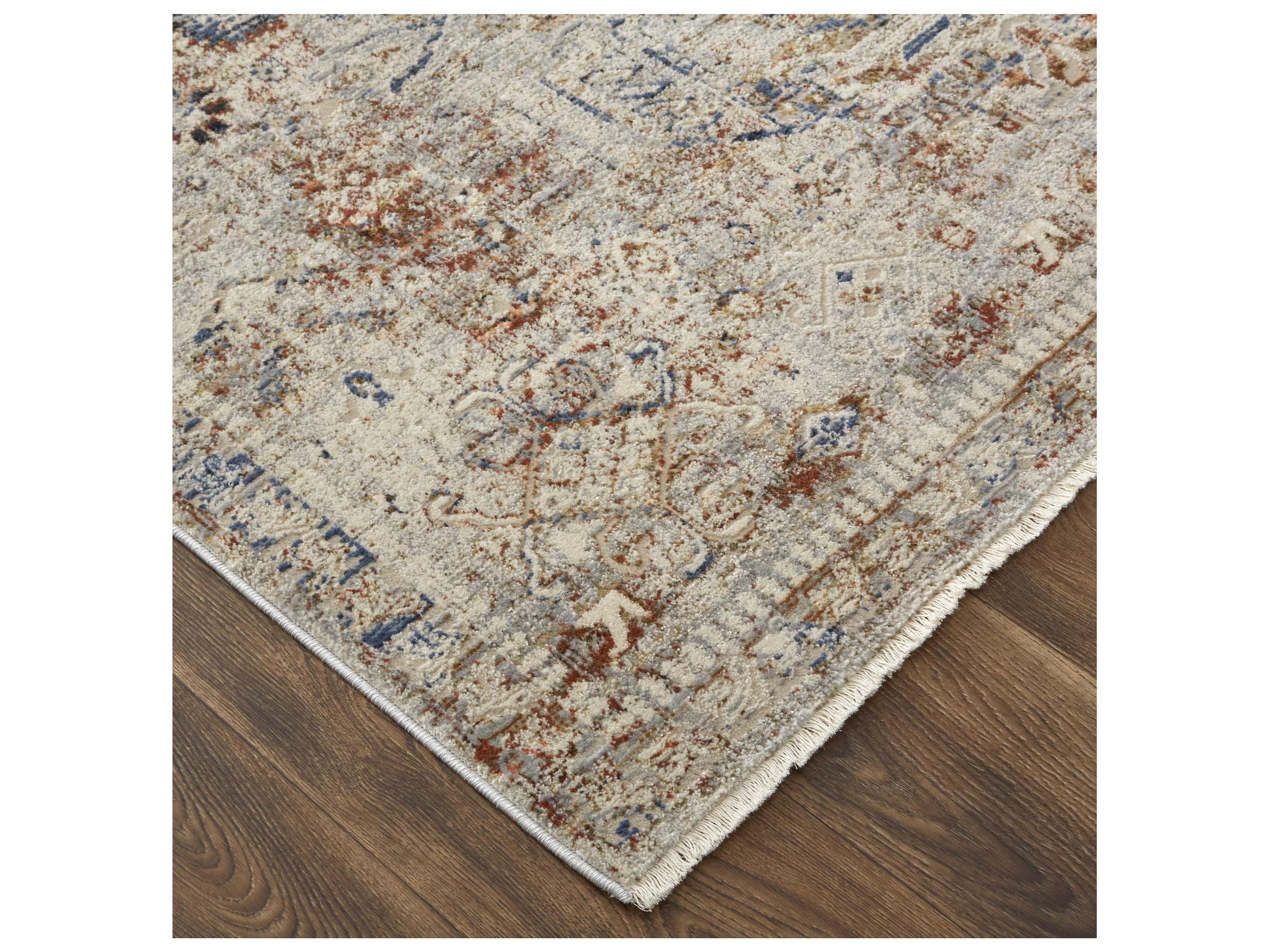 Feizy Rugs Kaia Bordered Runner Area Rug