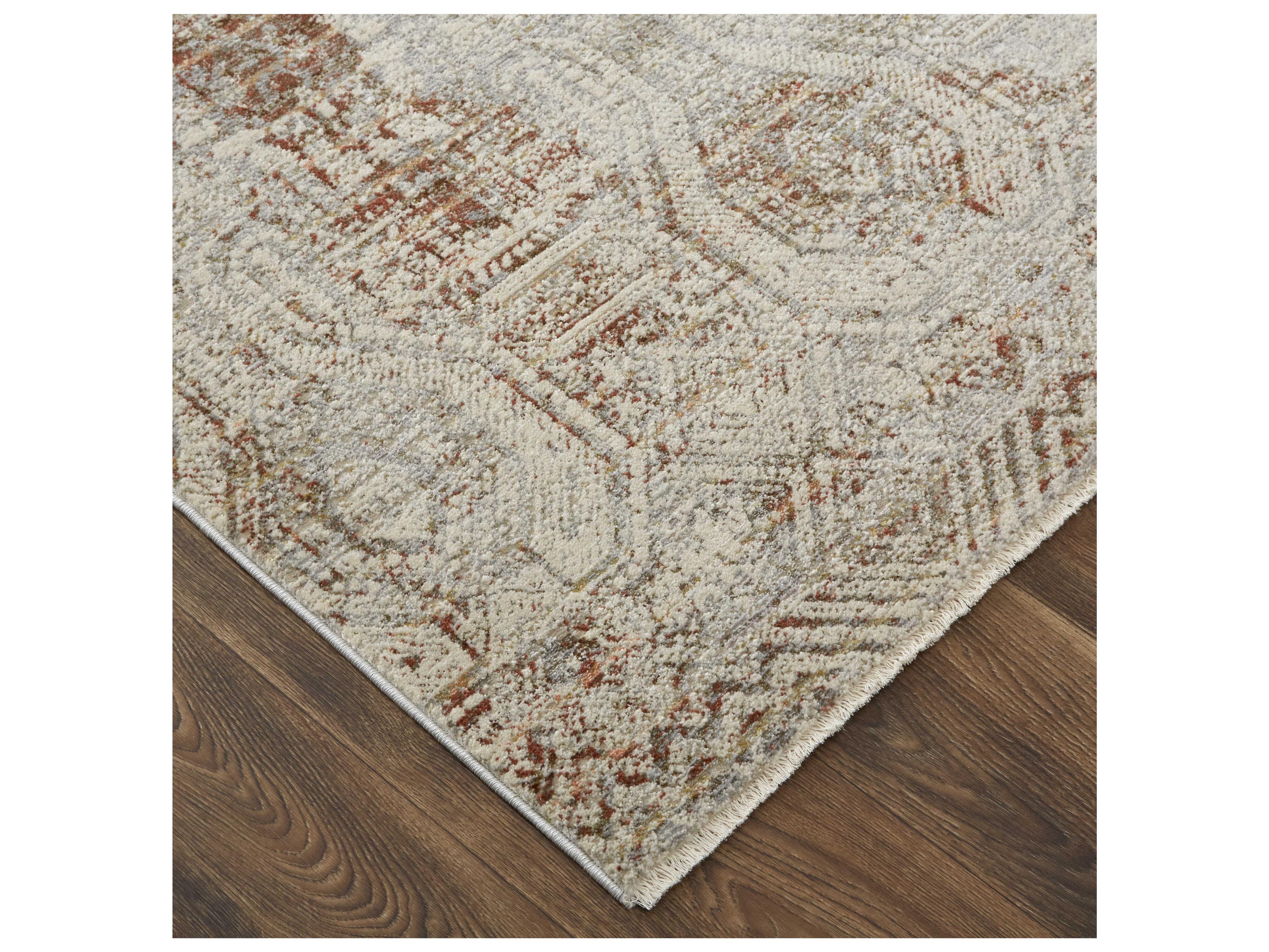 Feizy Rugs Kaia Bordered Runner Area Rug