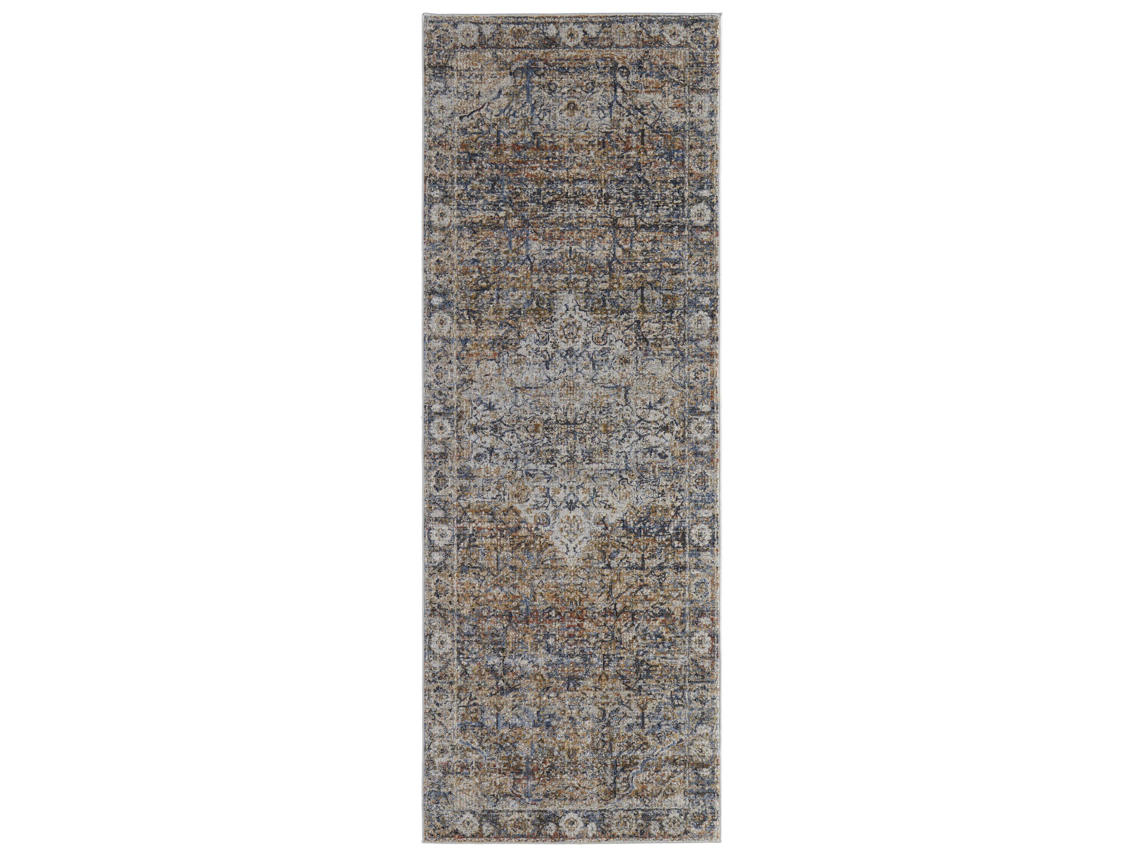 Feizy Rugs Kaia Bordered Runner Area Rug