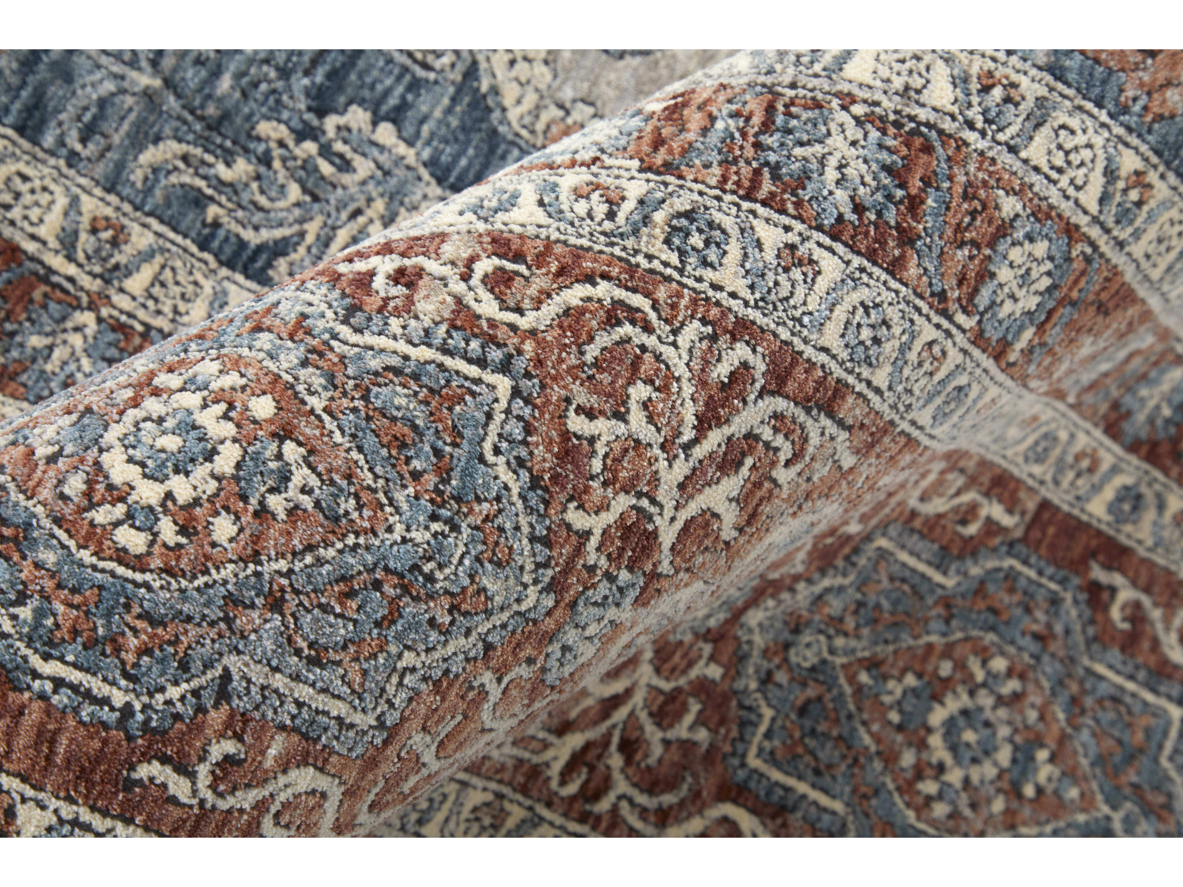 Feizy Rugs Marquette Bordered Runner Area Rug