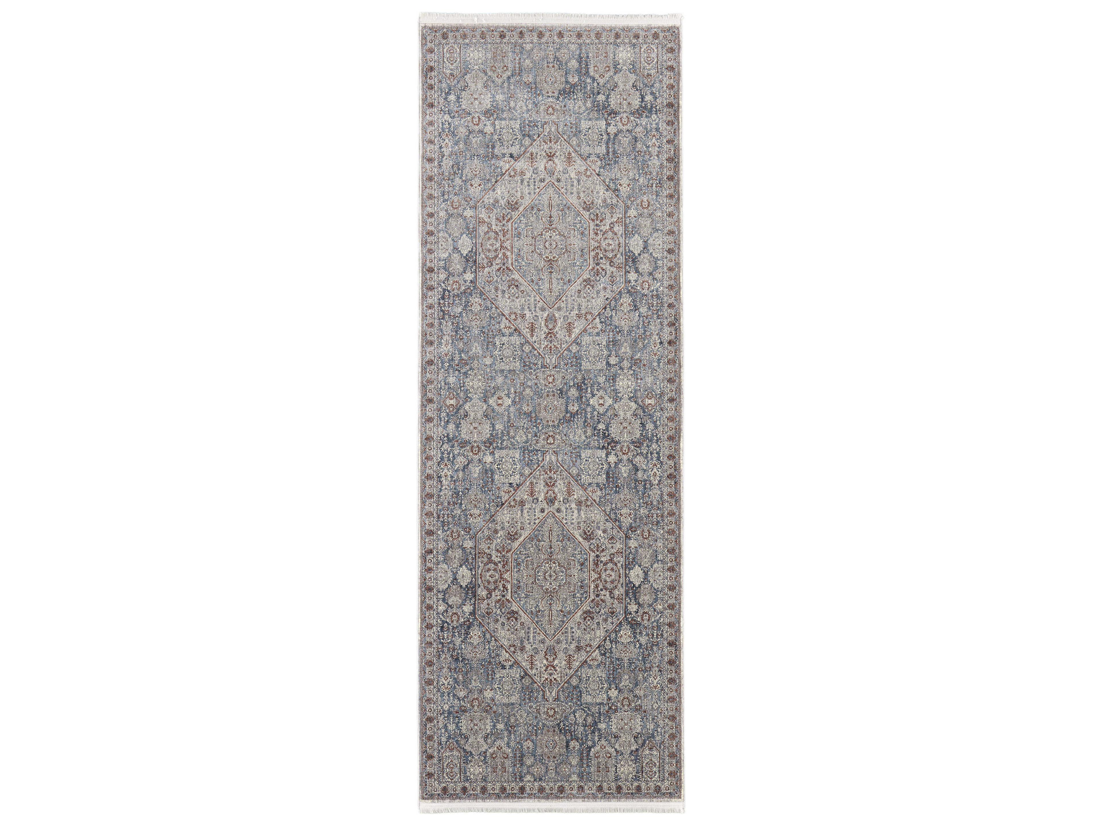 Feizy Rugs Marquette Bordered Runner Area Rug