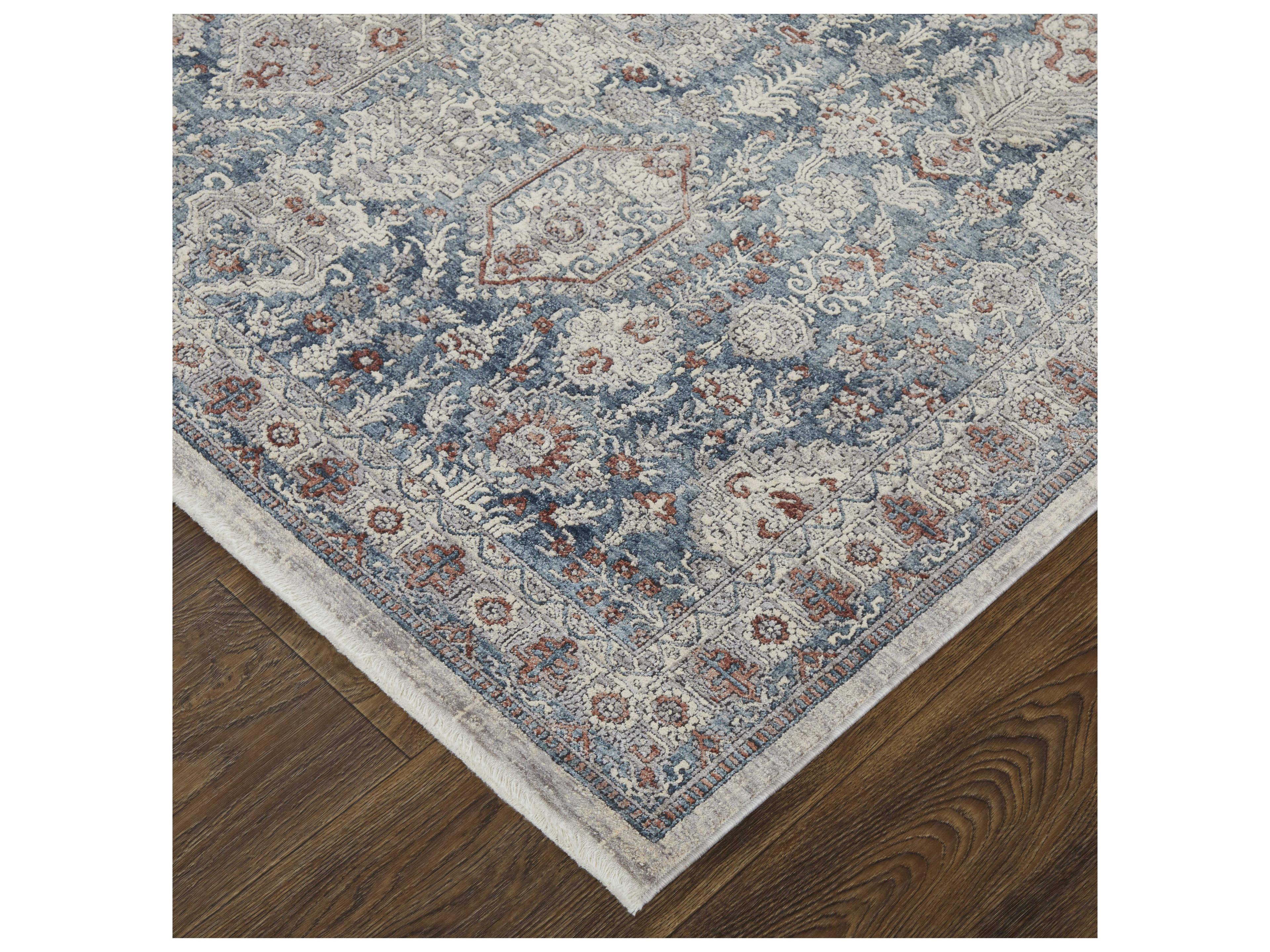 Feizy Rugs Marquette Bordered Runner Area Rug