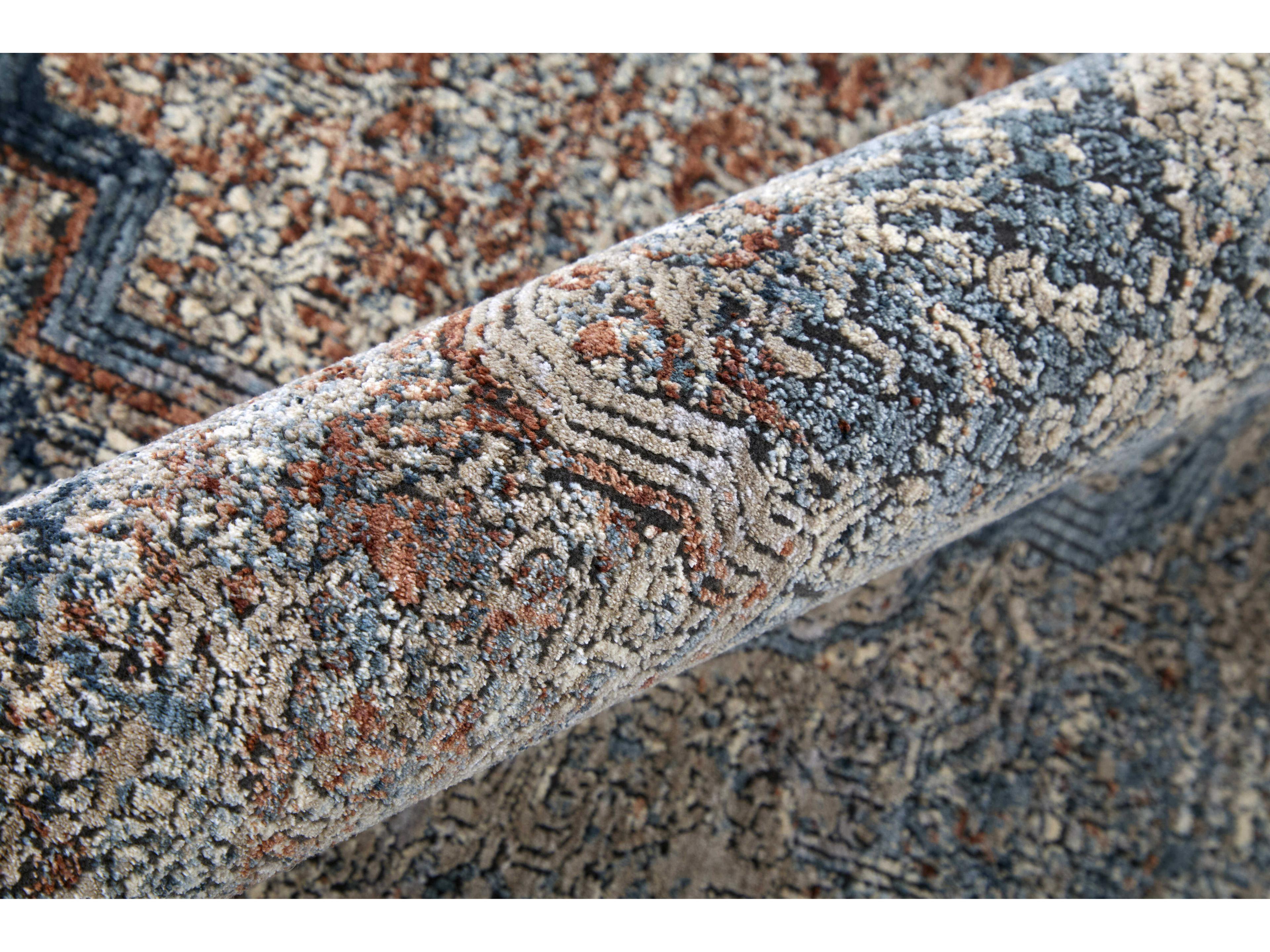 Feizy Rugs Marquette Bordered Runner Area Rug