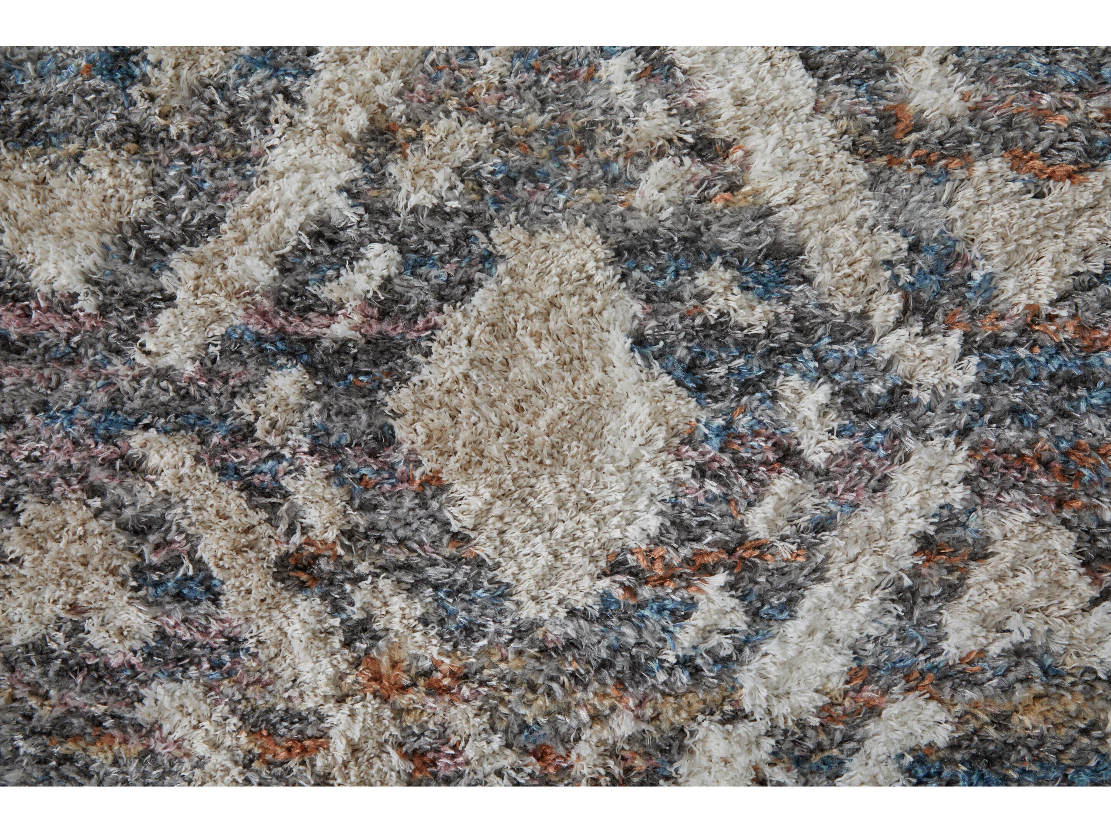 Feizy Rugs Mynka Shag Geometric Area Rug