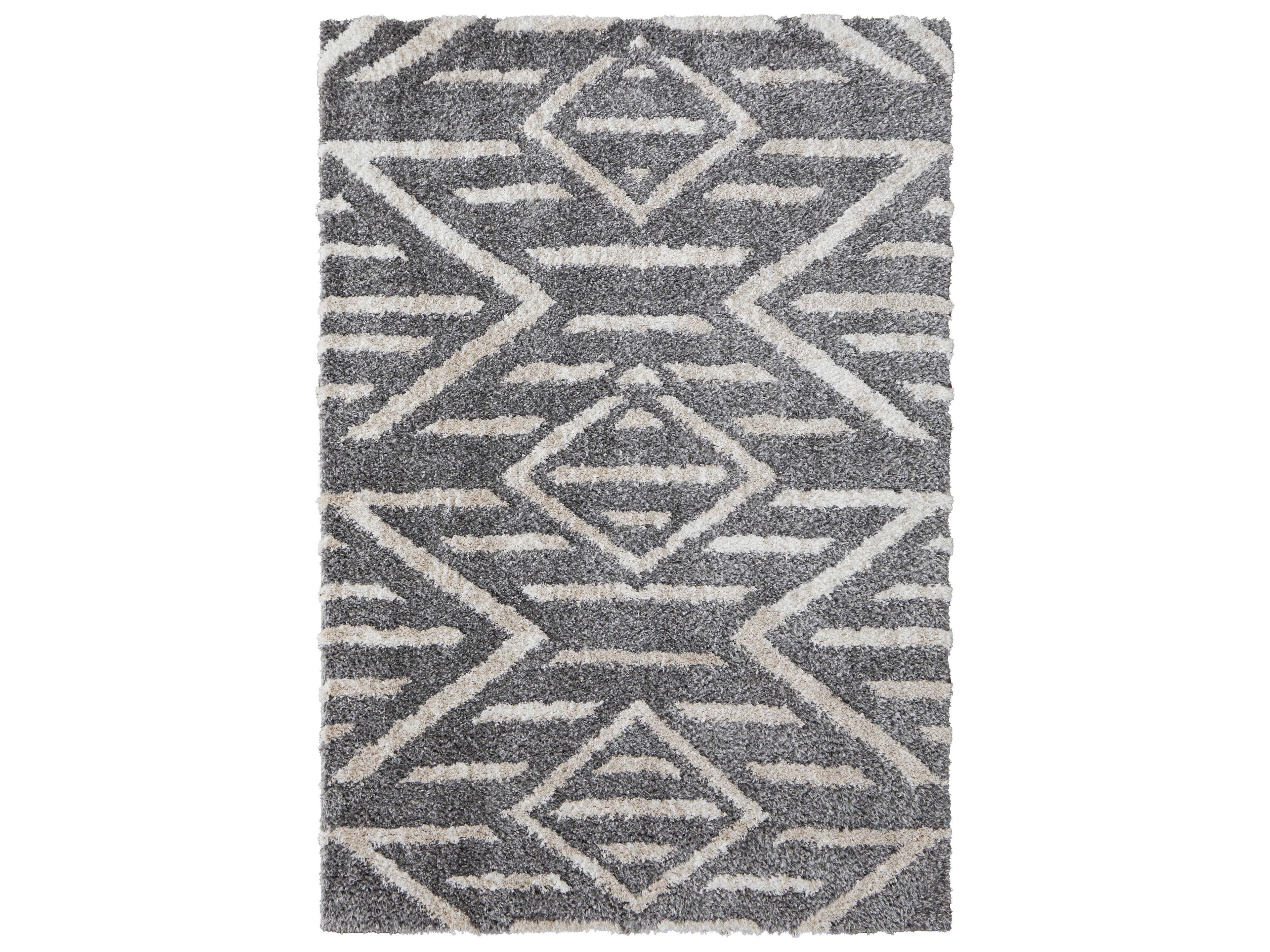 Feizy Rugs Mynka Shag Geometric Area Rug