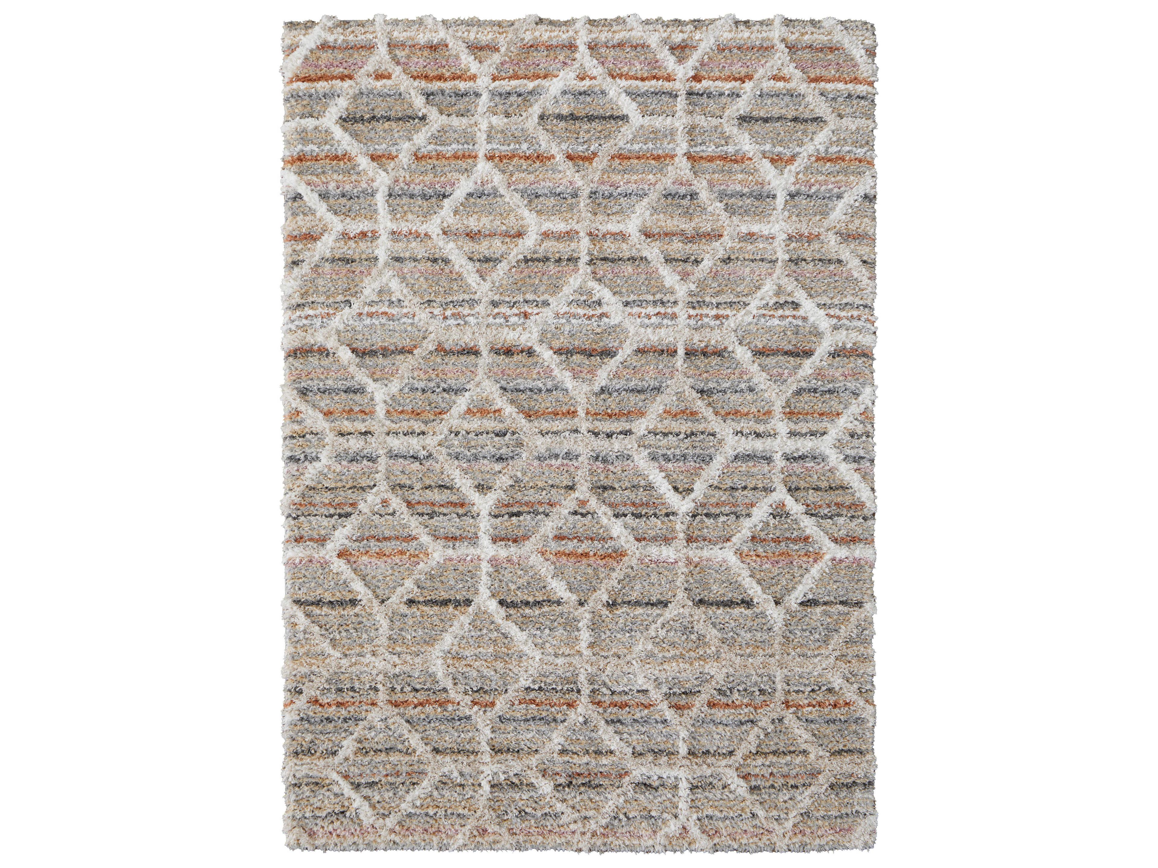 Feizy Rugs Mynka Shag Geometric Area Rug