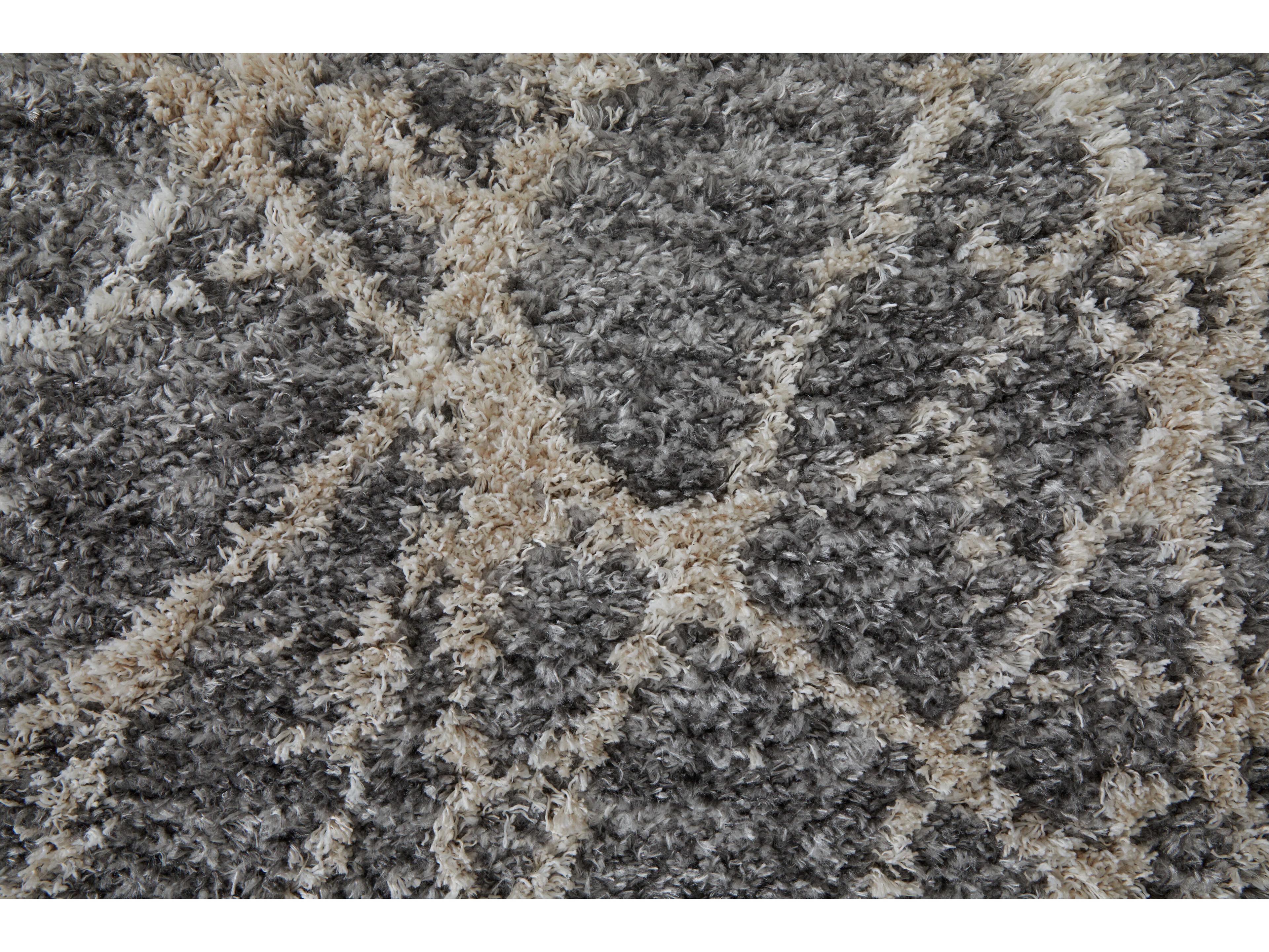 Feizy Rugs Mynka Shag Abstract Runner Area Rug