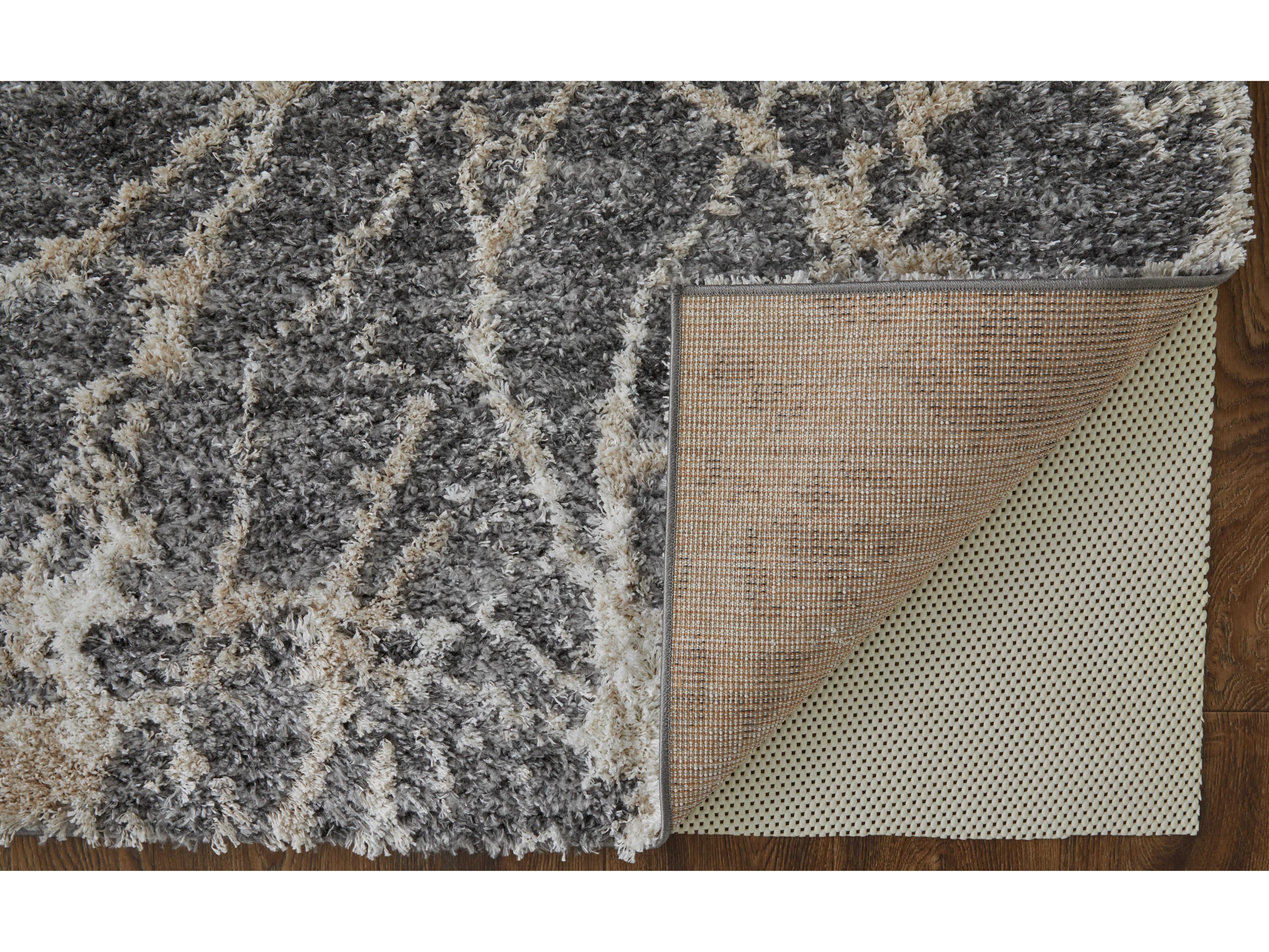 Feizy Rugs Mynka Shag Abstract Runner Area Rug