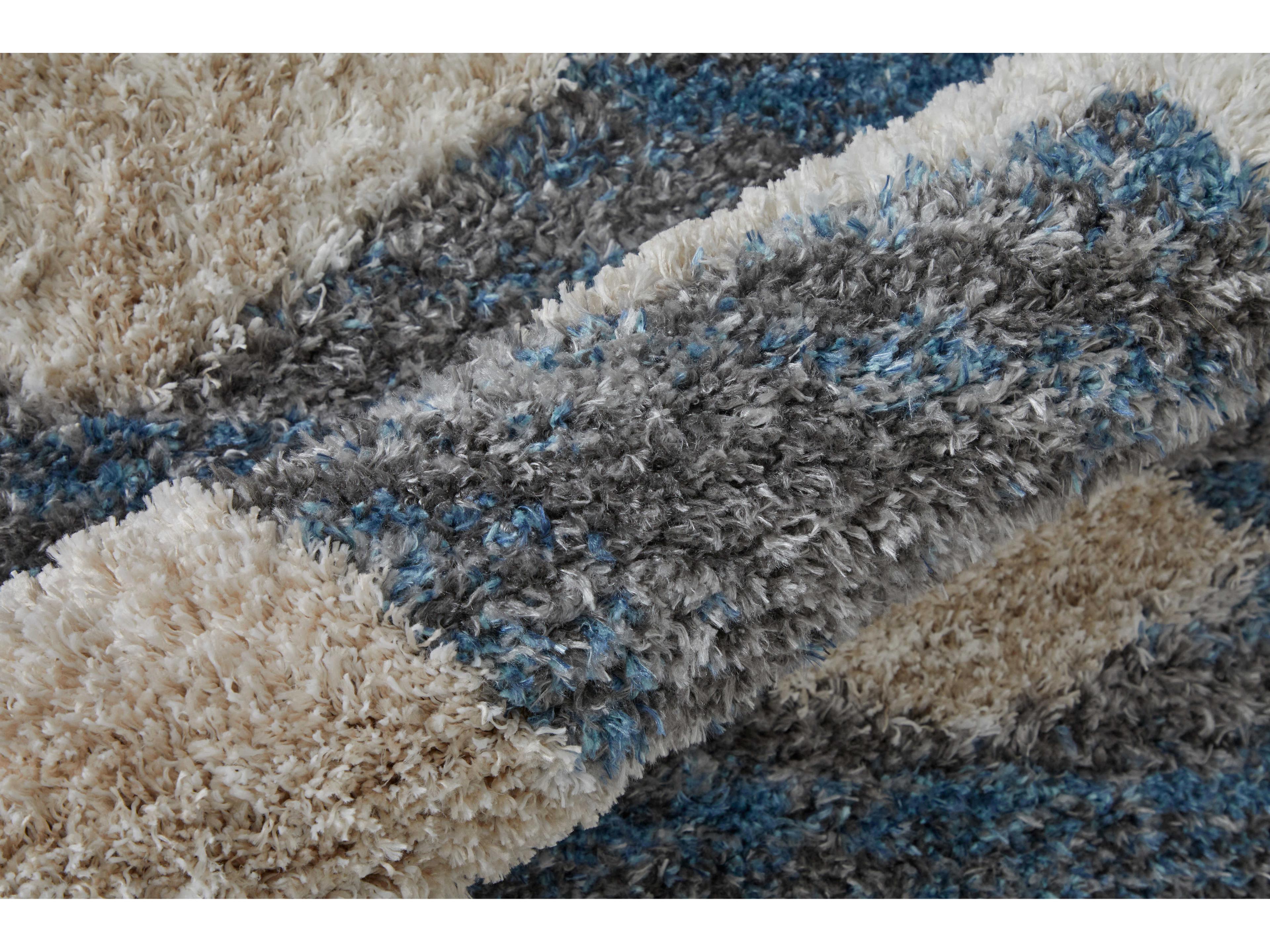 Feizy Rugs Mynka Shag Geometric Area Rug