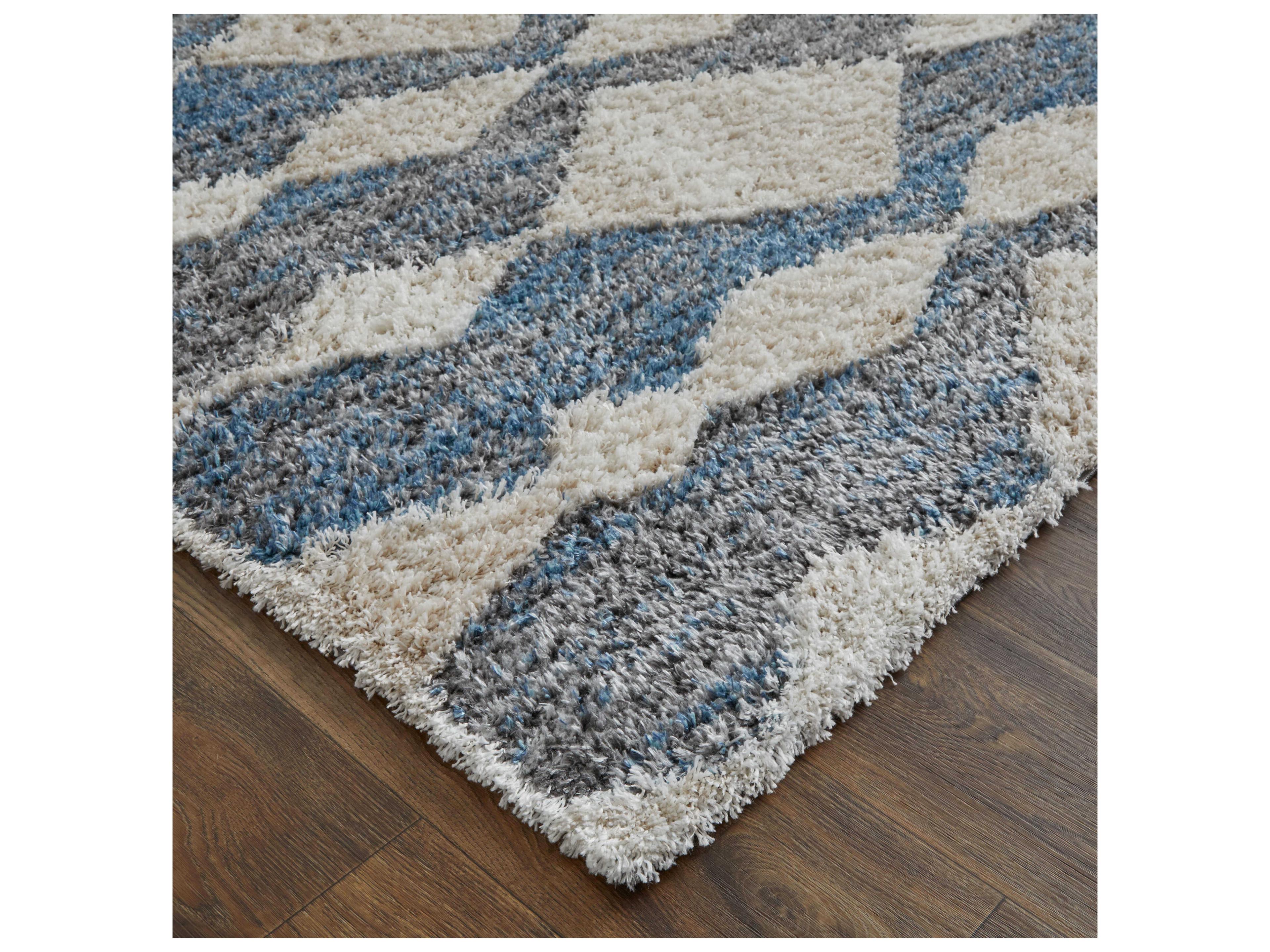 Feizy Rugs Mynka Shag Geometric Area Rug