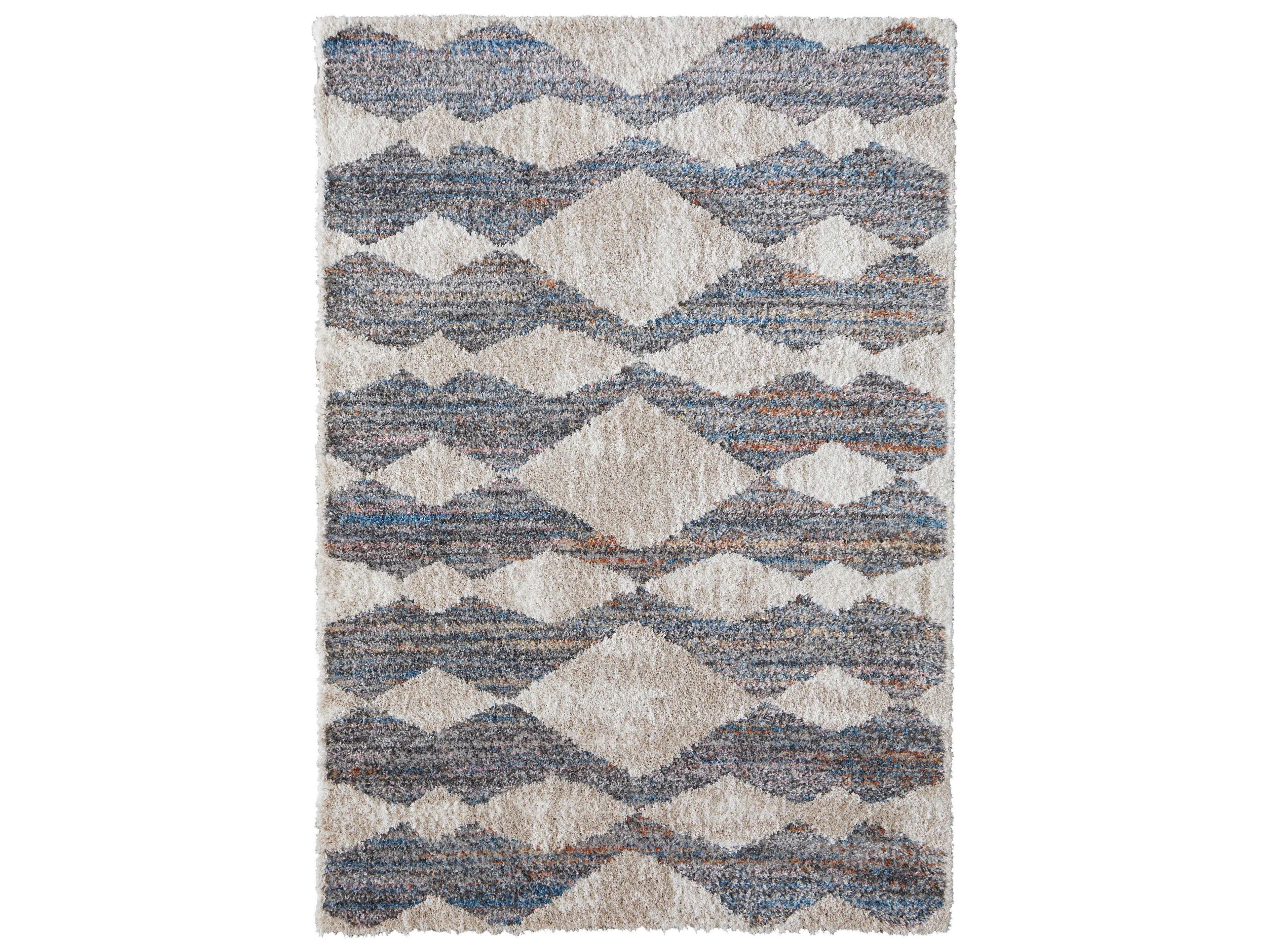 Feizy Rugs Mynka Shag Geometric Area Rug